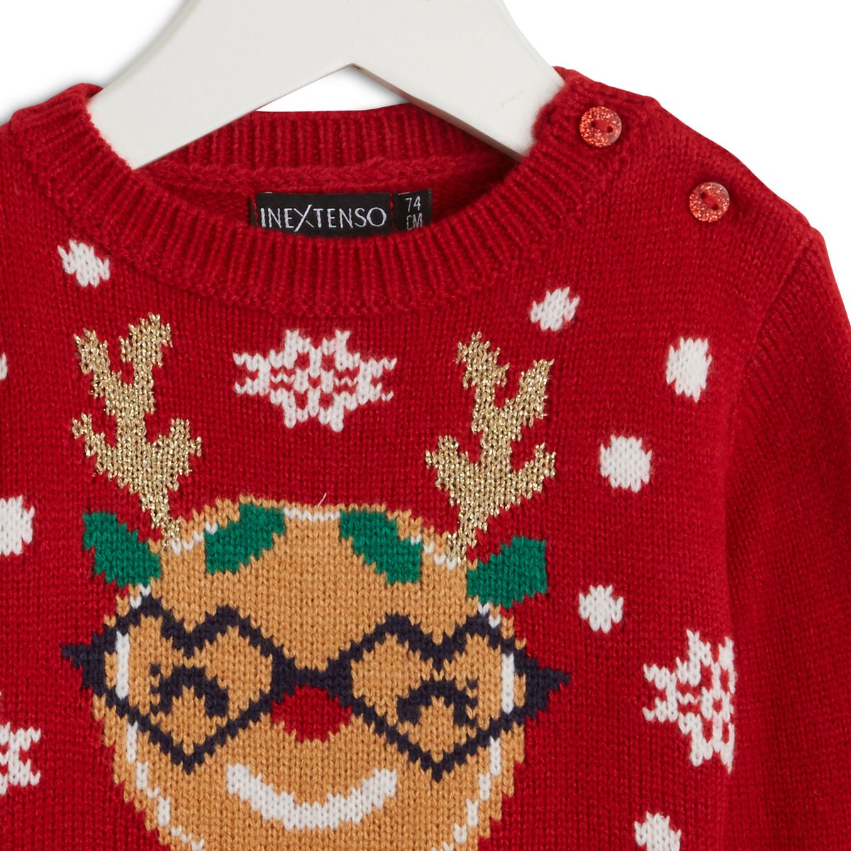 INEXTENSO Pull de noël bébé fille
