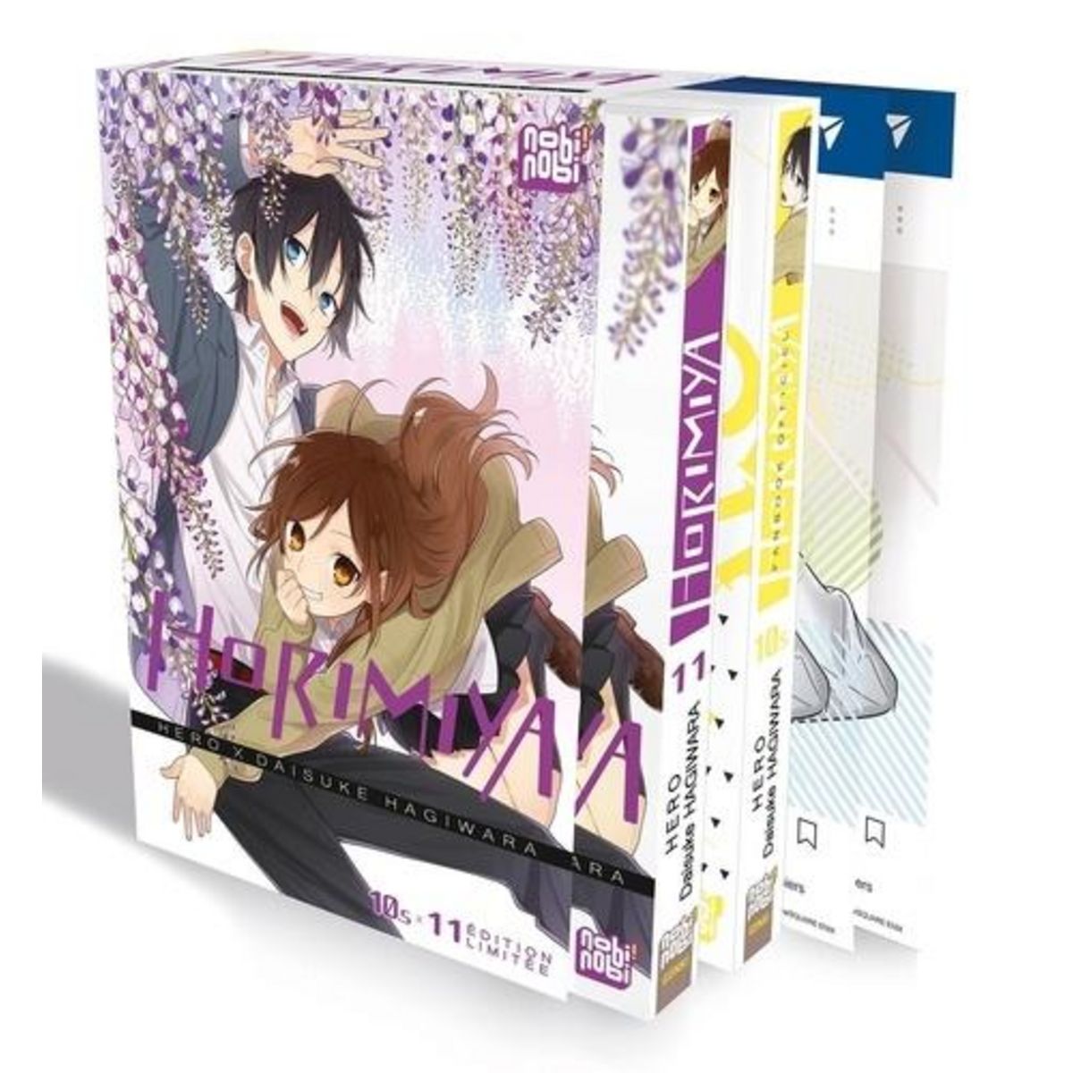 HORIMIYA TOME 11 : COFFRET EN 2 VOLUMES. AVEC TOME 10,5 : FANBOOK OFFICIEL, JAQUETTE REVERSIBLE ET 13 CARTES EXCLUSIVES, EDITION LIMITEE, HERO