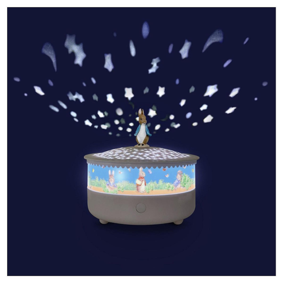 Trousselier Projecteur d Etoiles Pierre Lapin 14 Cm musicale