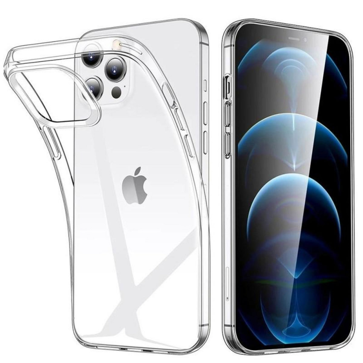 MOXIE Pack coque et verre trempé Moxie pour iPhone 15 Pro Transparent