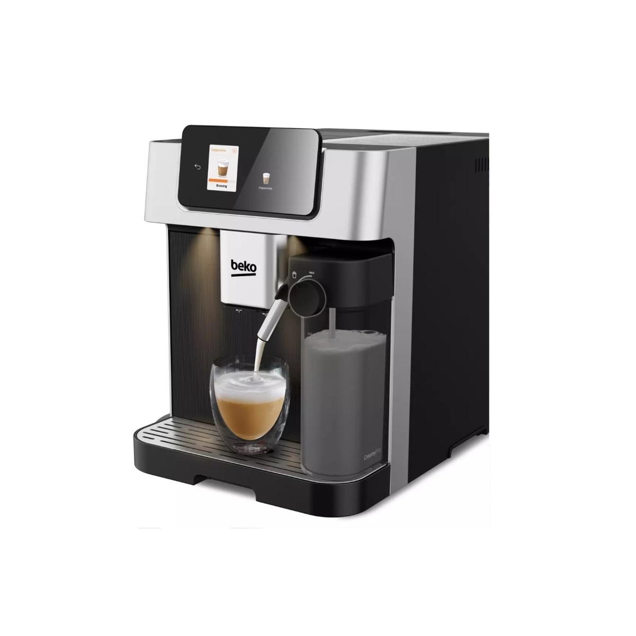 Voir la diapositive 4 : Beko Robot café 19 bars noir - ceg7348x