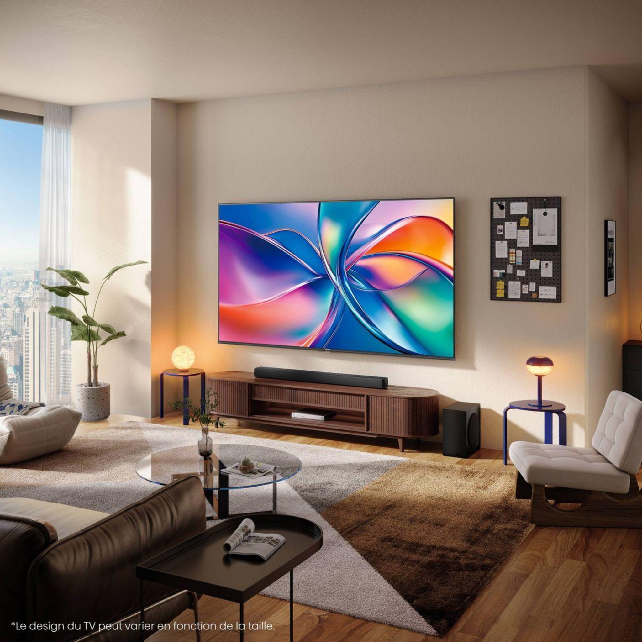Voir la diapositive 2 : Hisense TV QLED 65E7Q 2025-65 pouces (164cm)