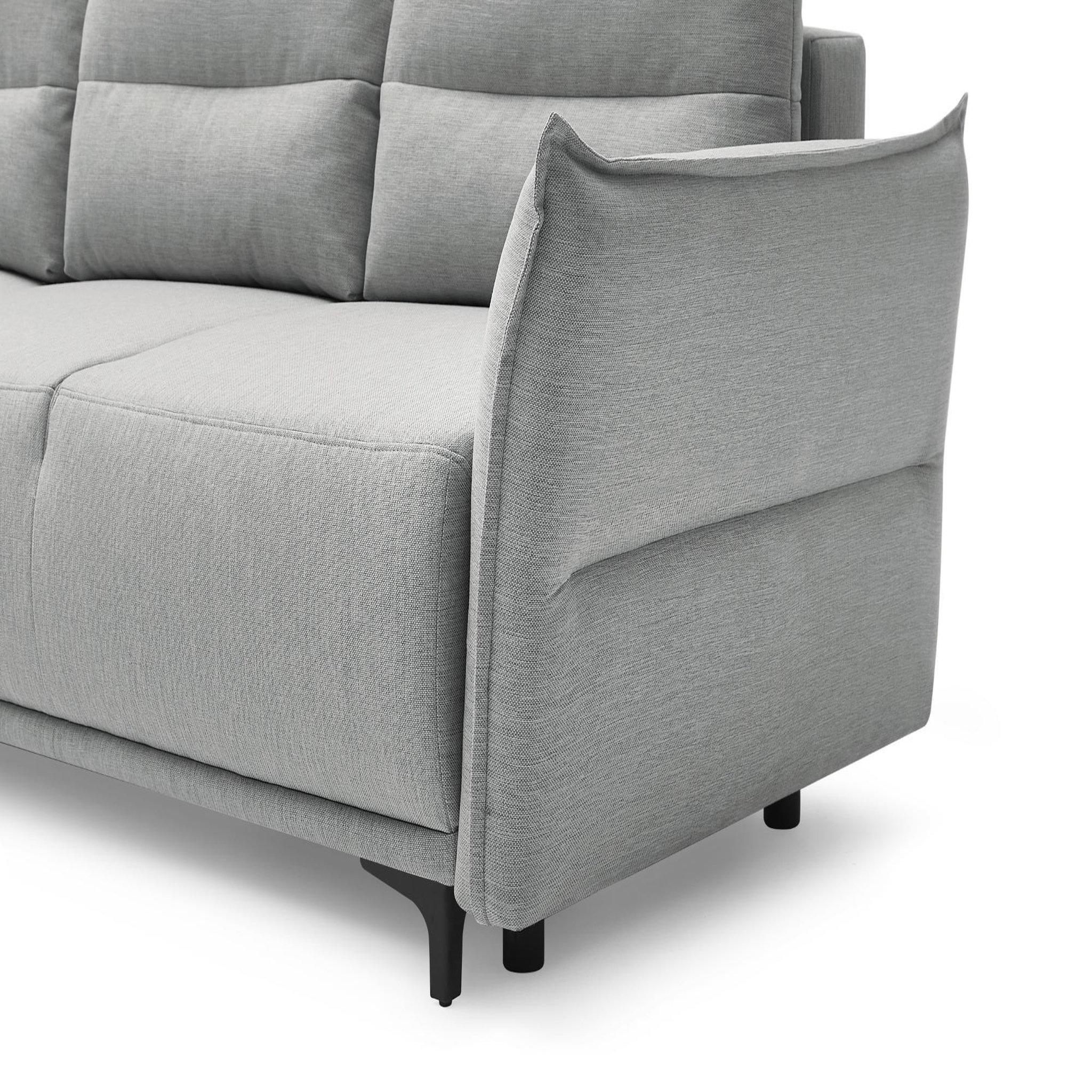 Voir la diapositive 3 : LISA DESIGN Arya - canapé d'angle réversible - convertible avec coffre - 4 places - style contemporain