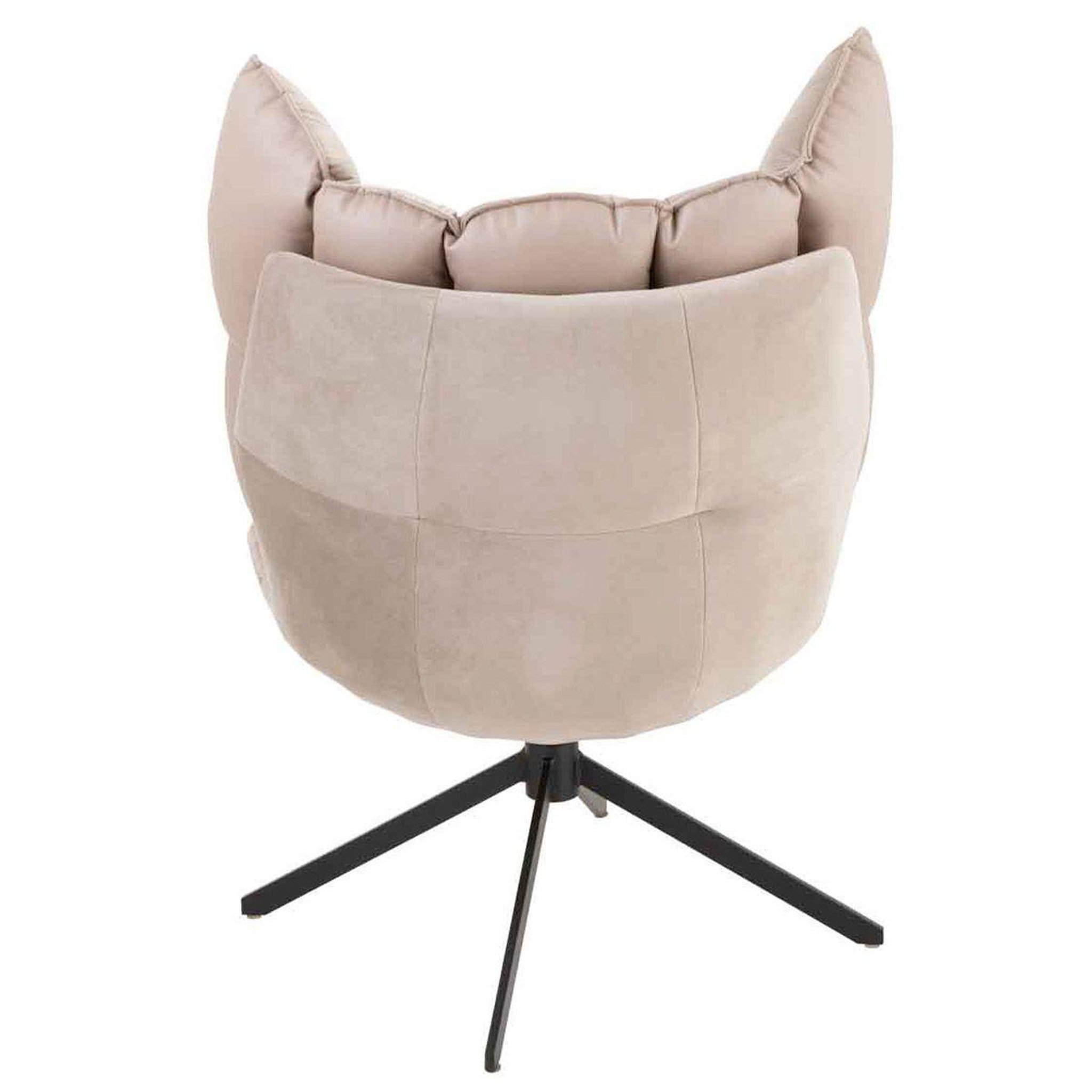 Voir la diapositive 4 : J-LINE Fauteuil Relax sur Pied  Coussin  92cm Gris Clair