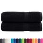 Voir la diapositive 2 : VIDAXL Serviettes de douche de qualité supérieure SOLUND 2 pcs noir