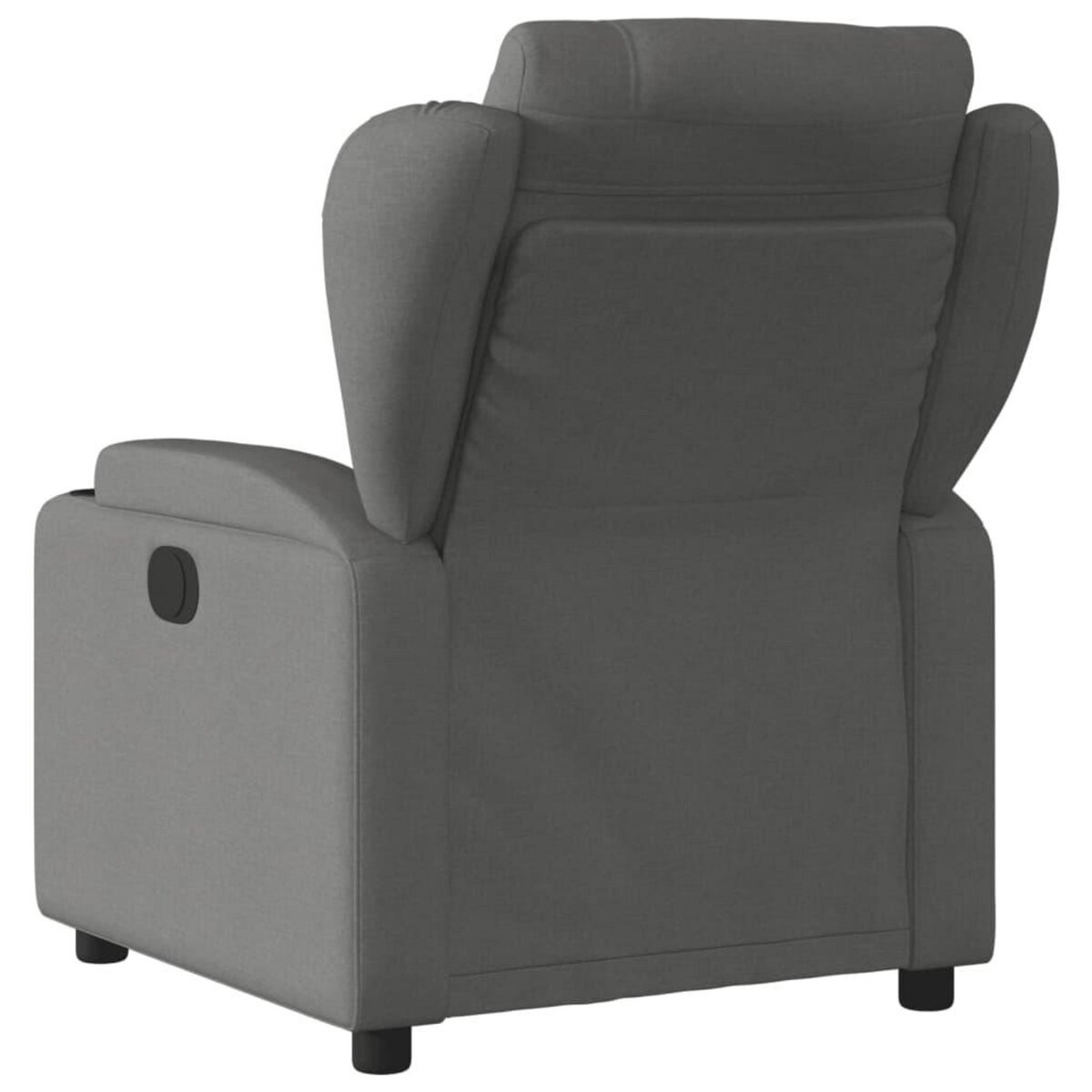VIDAXL Fauteuil inclinable Gris fonce Tissu