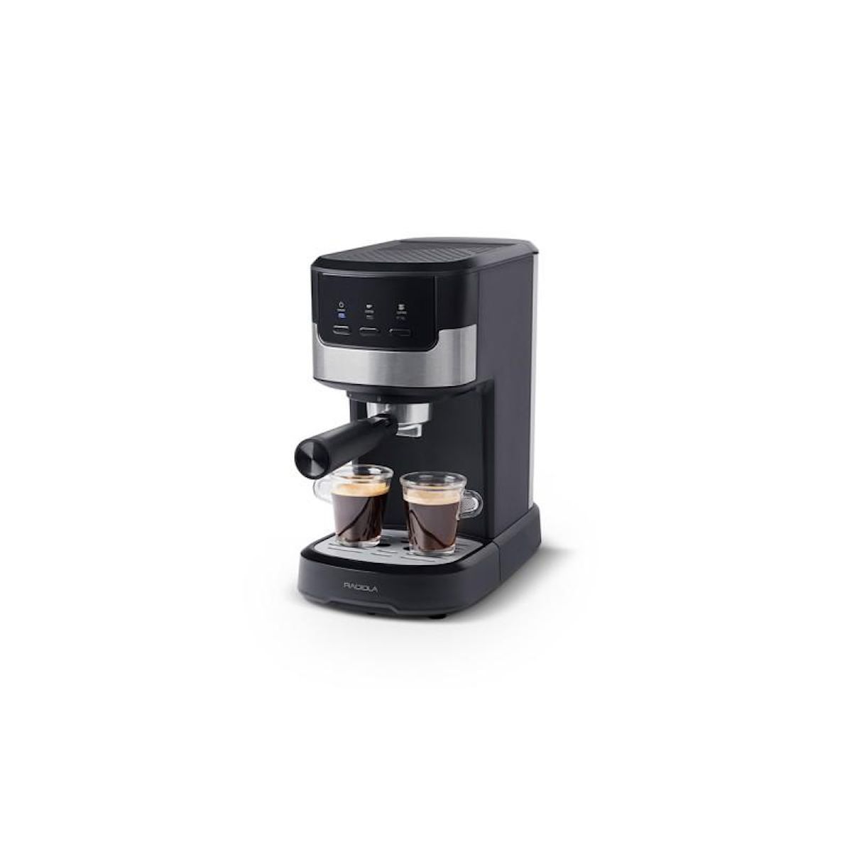 RADIOLA Radiola - Raes2315bx - Noir/inox - Machine Expresso 2 Tasses - 15 Bars - Réservoir 1,25l