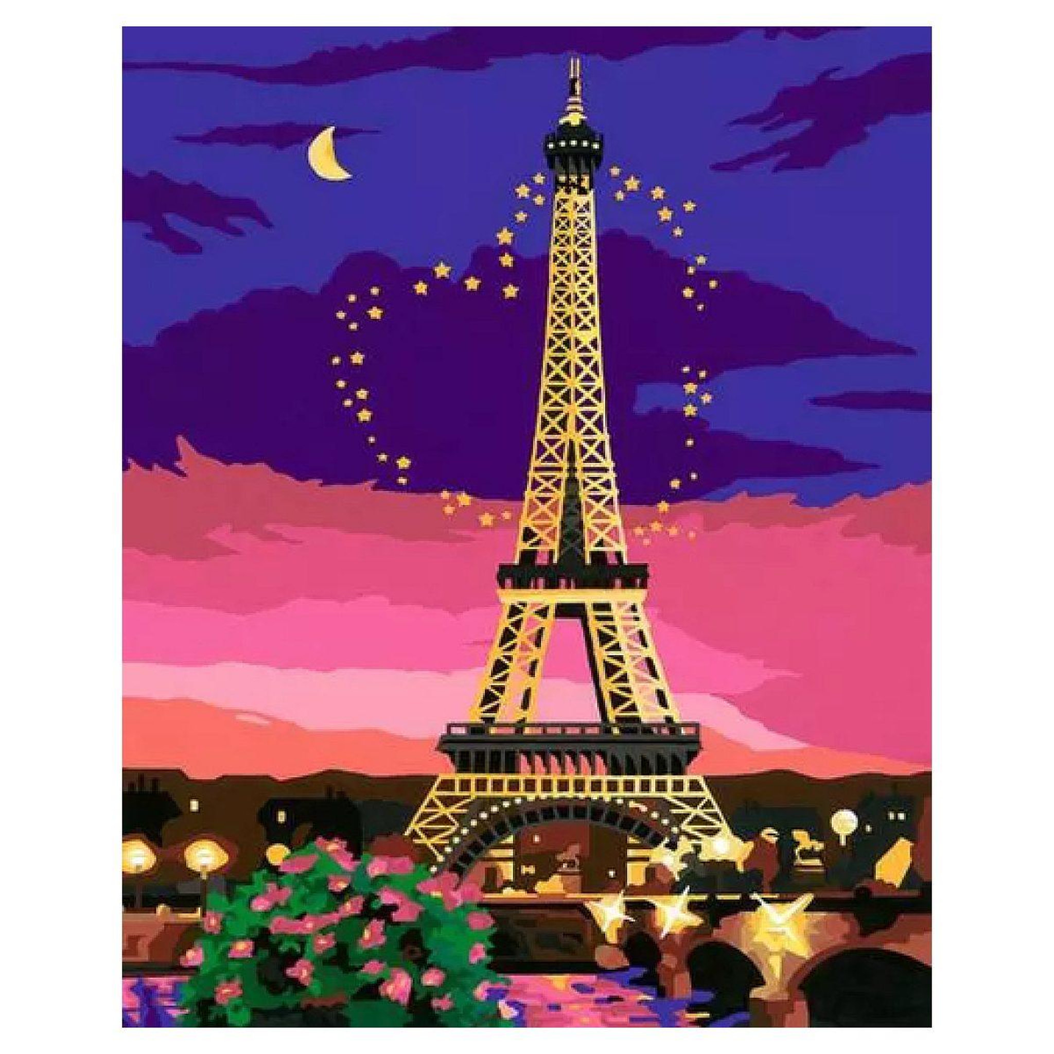Voir la diapositive 2 : RAVENSBURGER Creart 30x40cm paris city of love - peinture numeros