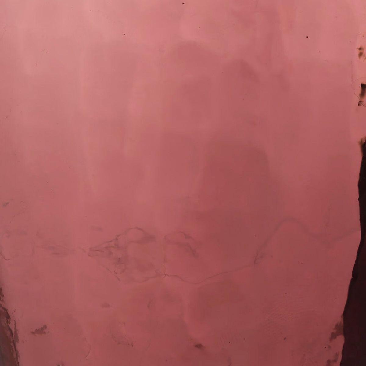 ATMOSPHERA Soliflore en Verre Design  Irrégulier  19cm Prune