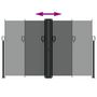 Voir la diapositive 5 : VIDAXL Auvent lateral retractable anthracite 160x1000 cm