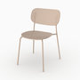 Voir la diapositive 5 : Rendez vous déco Lot de 2 chaises de jardin empilables en plastique beige-Géa
