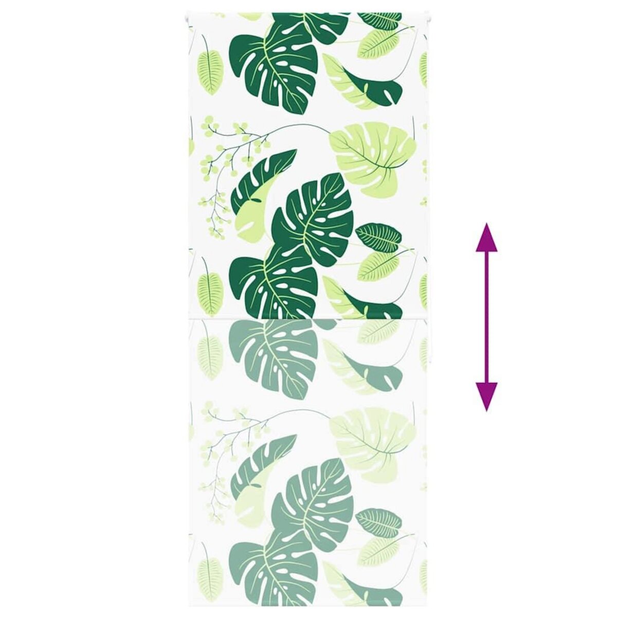 VIDAXL Store enrouleur de douche 100x240 cm largeur du tissu 96 cm