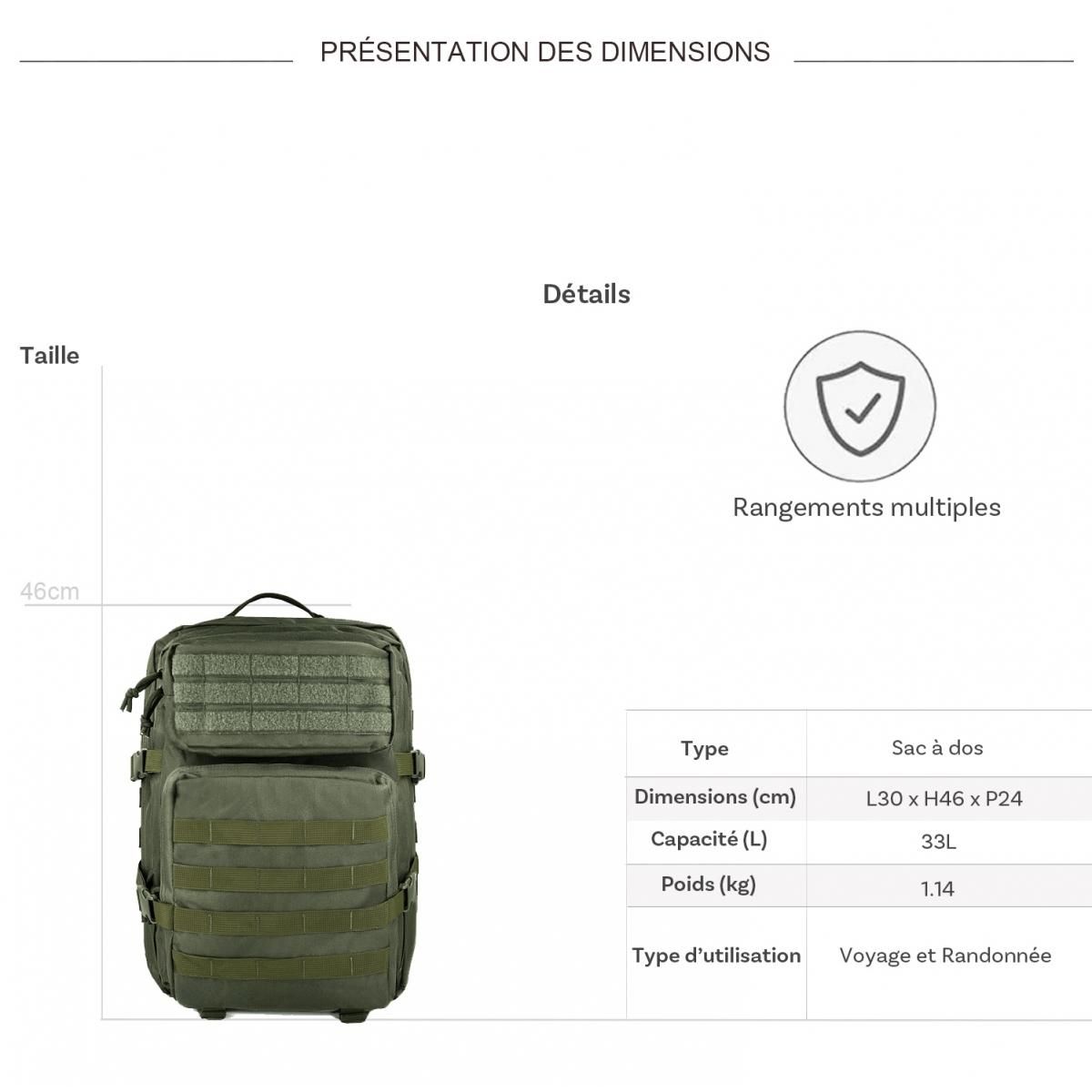 Les Sacs de K'rlot Sac à dos double compartiment