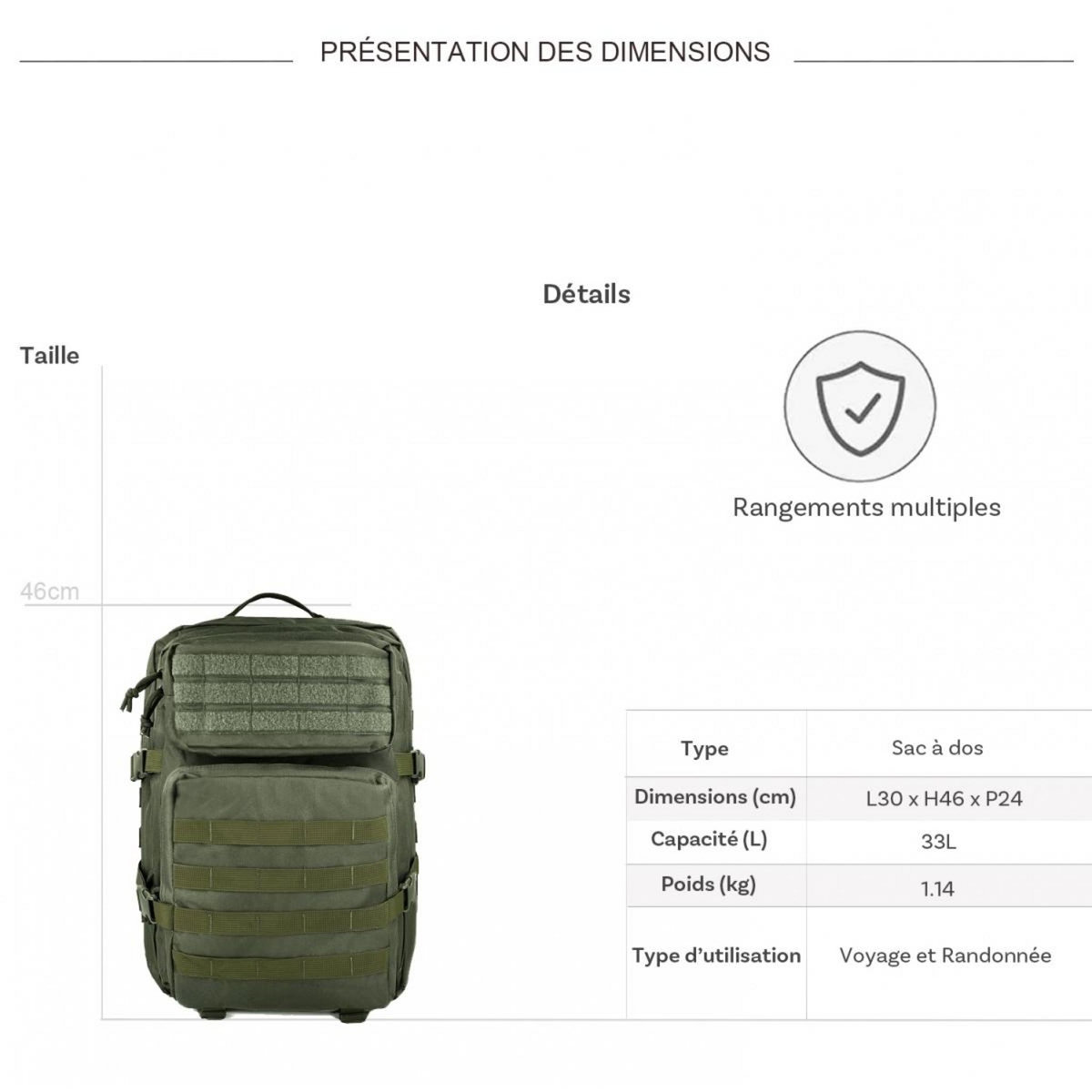 Les Sacs de K'rlot Sac à dos double compartiment