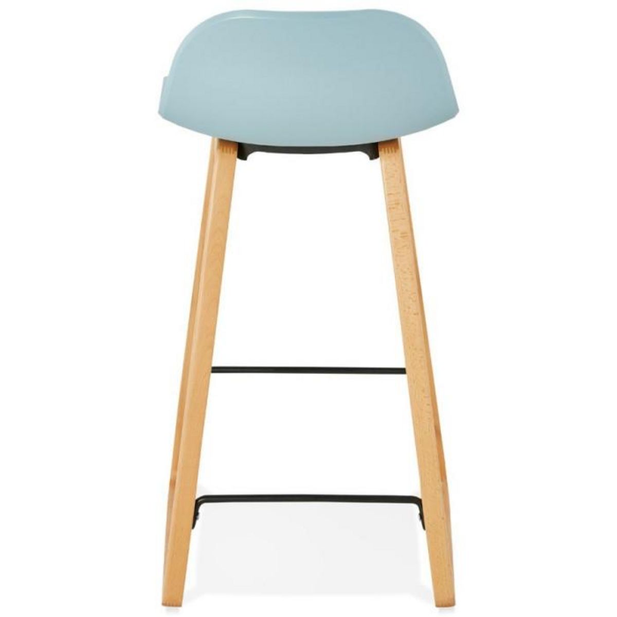 Paris Prix Tabouret de Bar Design  Toki  87cm Bleu & Naturel