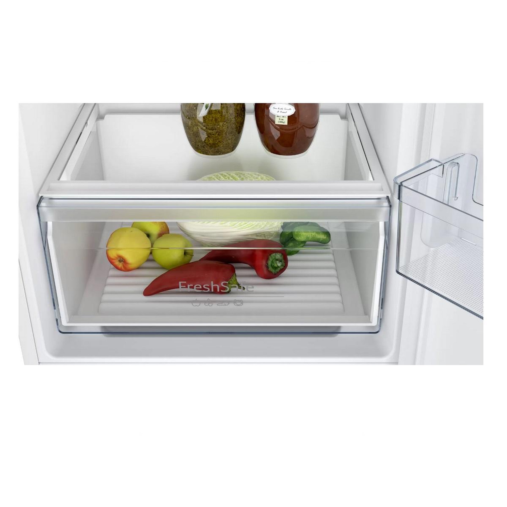 Voir la diapositive 6 : Neff Réfrigérateur combiné intégrable à glissières 267l blanc - ki5861se0