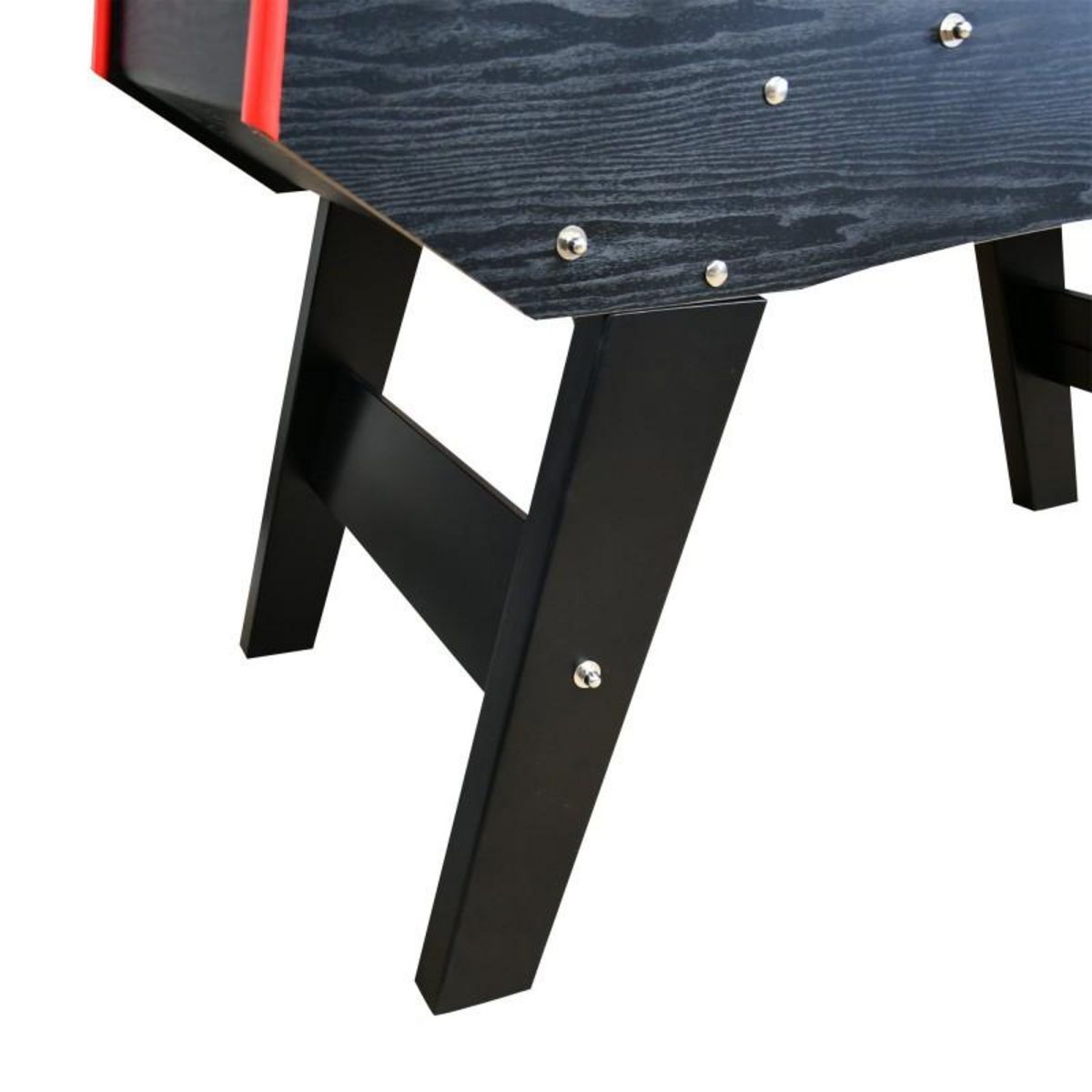 PLAY4FUN Baby-foot DELUXE type Bistrot - 151 x 77 x 91 cm - Table de Baby-foot avec barres téléscopiques et Balles Lièges Inclus