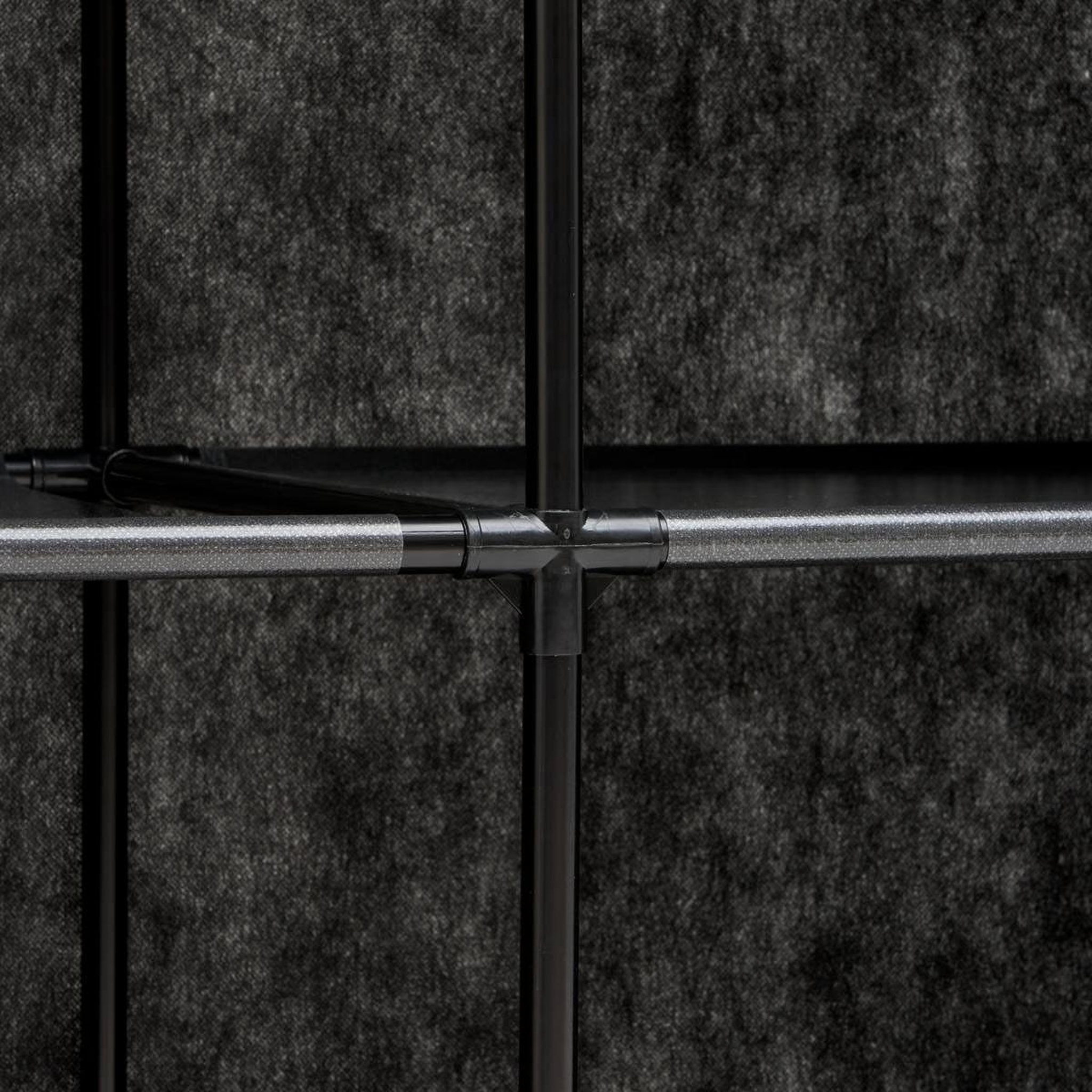 Voir la diapositive 5 : FIVE Penderie 4 étagères  dressy  88cm noir