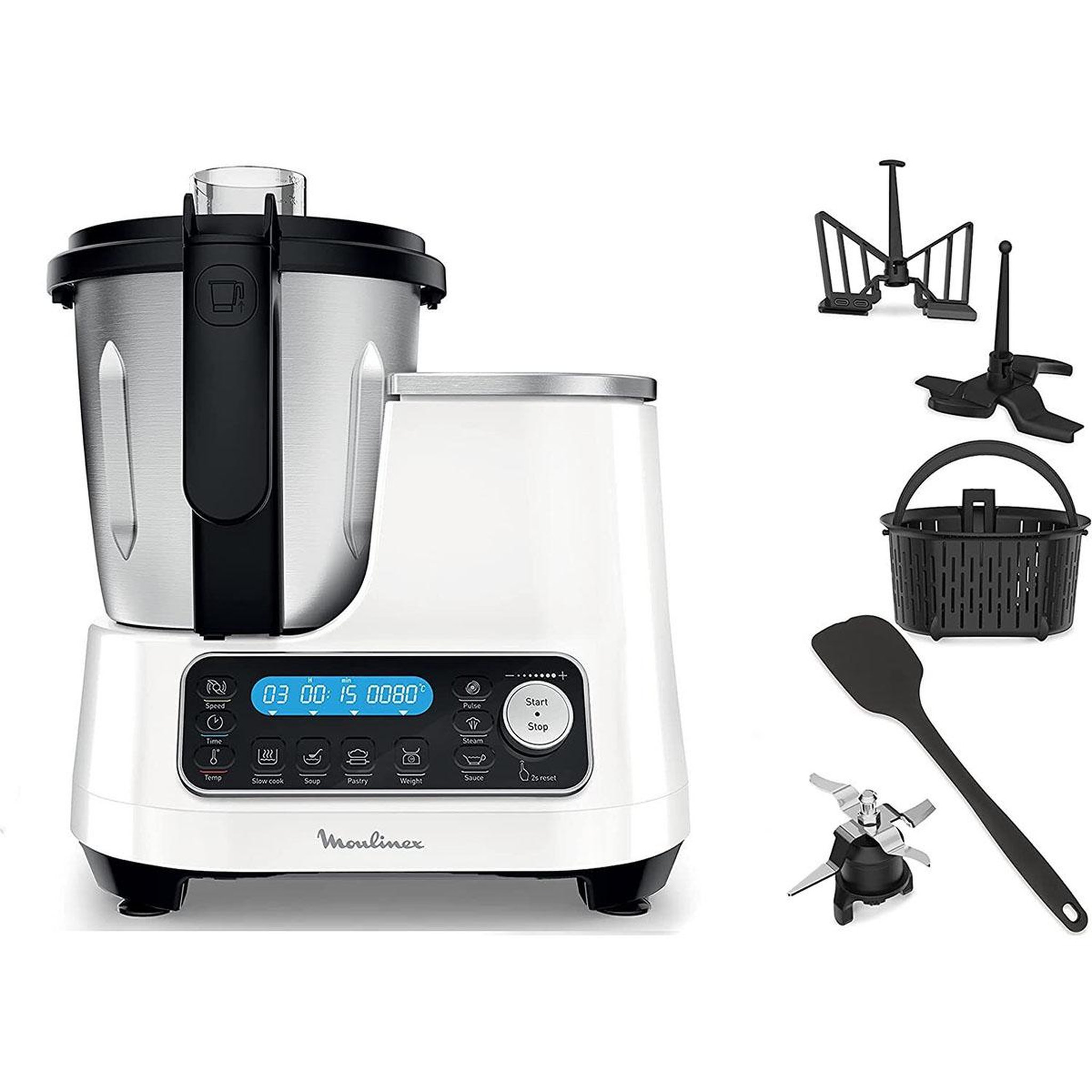 MOULINEX Robot cuiseur multifonctions 3.6l 1400w - HF452110