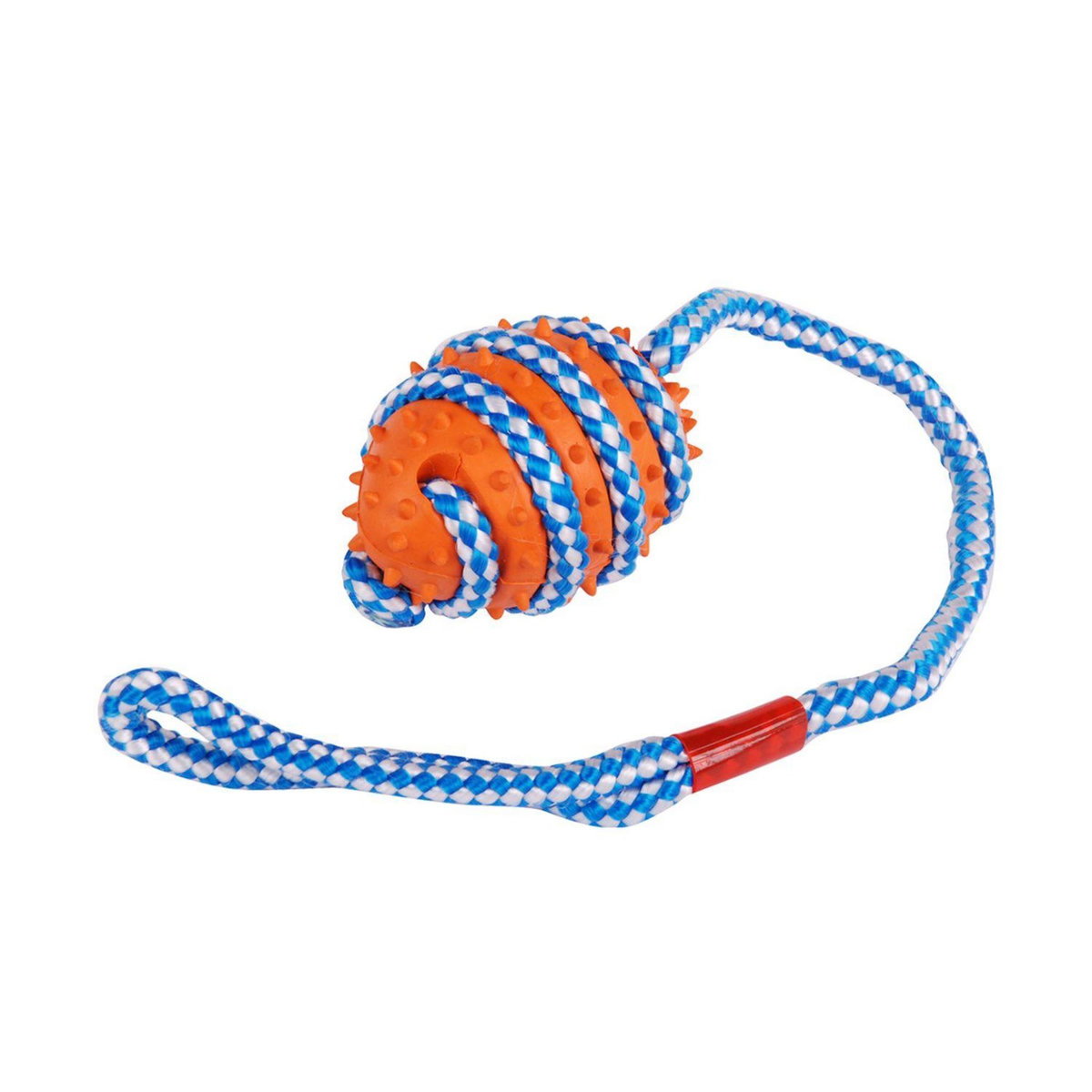 DIVERS Jouet pour chien - Balle avec poignée - Orange