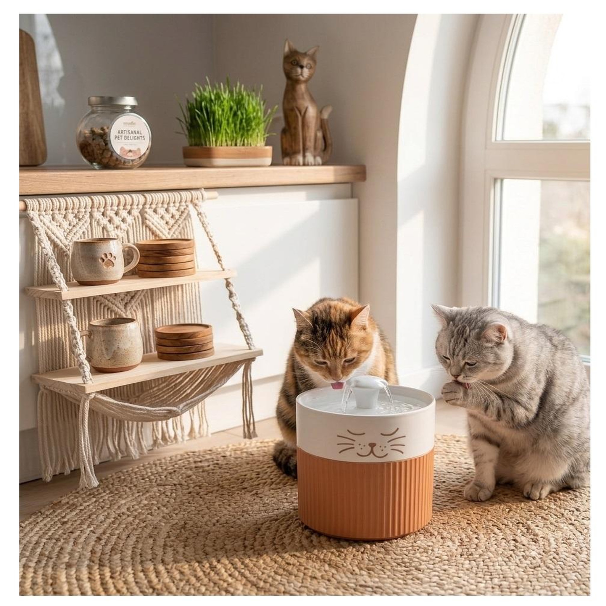 Voir la diapositive 3 : Eden Fontaine a eau mali 2l pour chat et petit chien