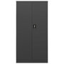 Voir la diapositive 2 : VIDAXL Armoire a casiers Anthracite 90x40x180 cm Acier