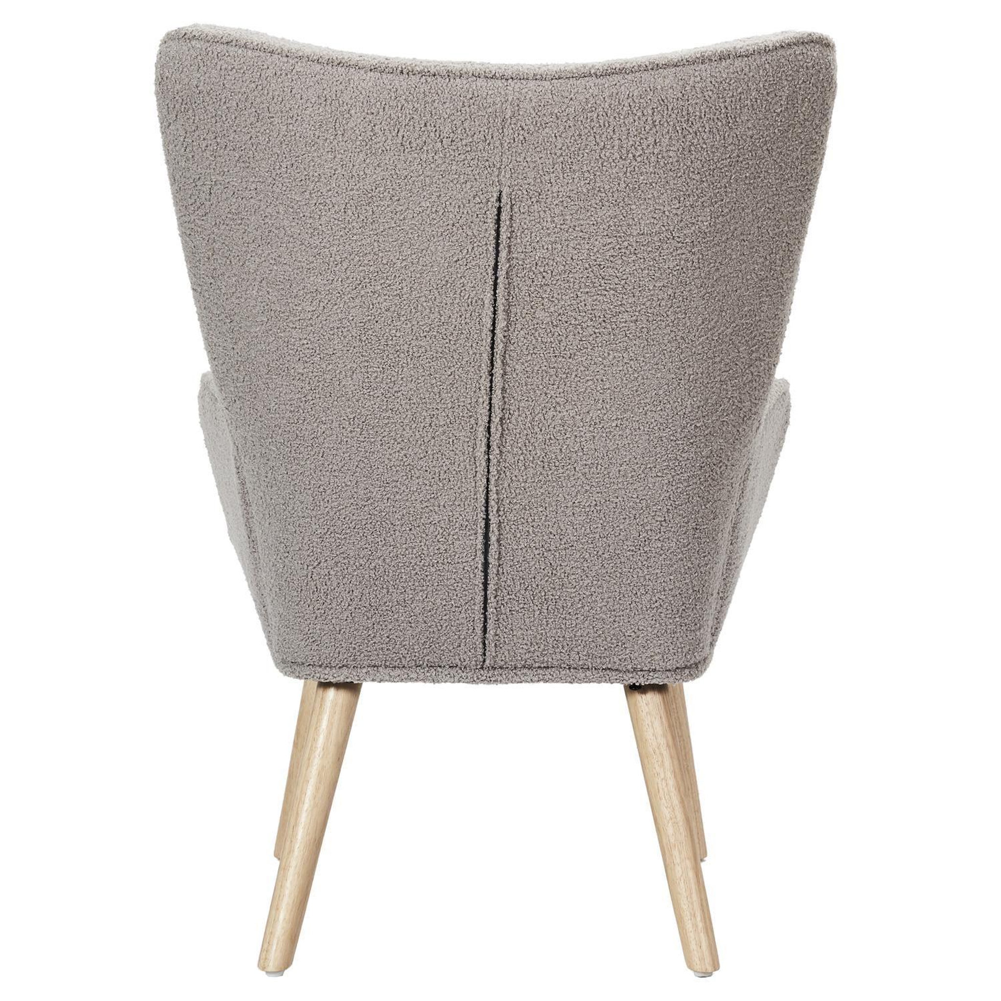 Voir la diapositive 5 : The Home Deco Factory Fauteuil de salon en bouclette rhea