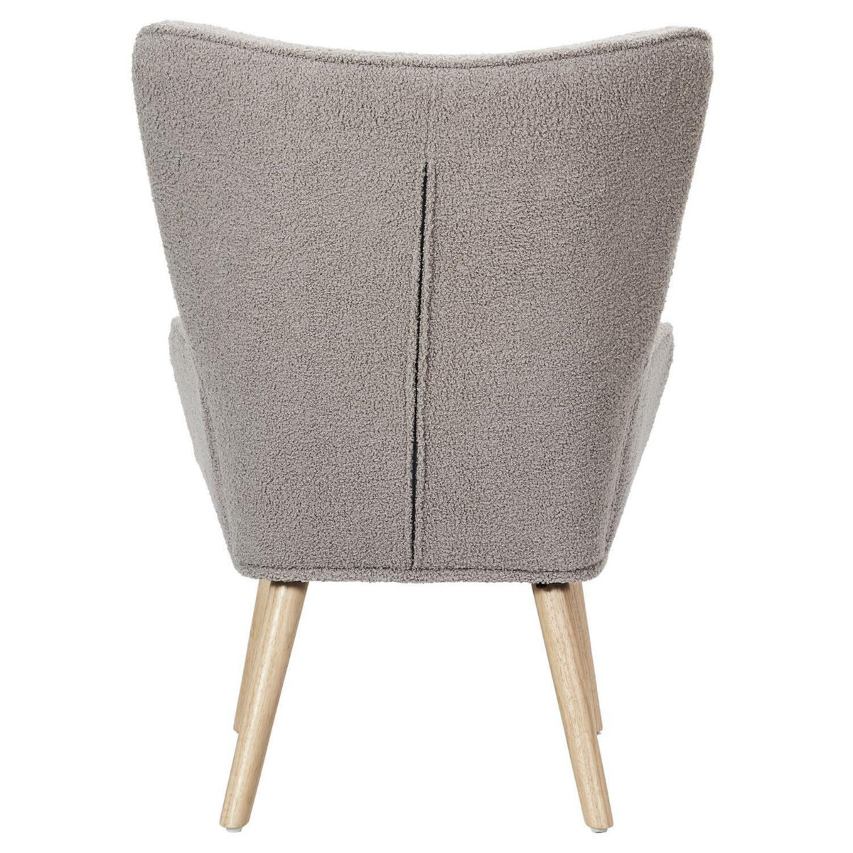 The Home Deco Factory Fauteuil de salon en bouclette RHEA