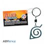 Voir la diapositive 4 : ABYstyle Naruto Shippuden Porte cles 3D Konoha