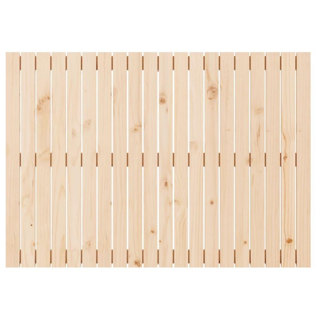 VIDAXL Tete de lit murale 127,5x3x90 cm Bois massif de pin
