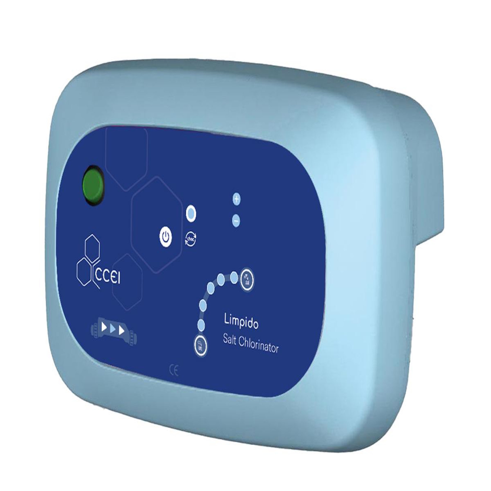 Voir la diapositive 6 : Ccei Electrolyseur au sel limpido m pour piscine 45 m³ - ccei