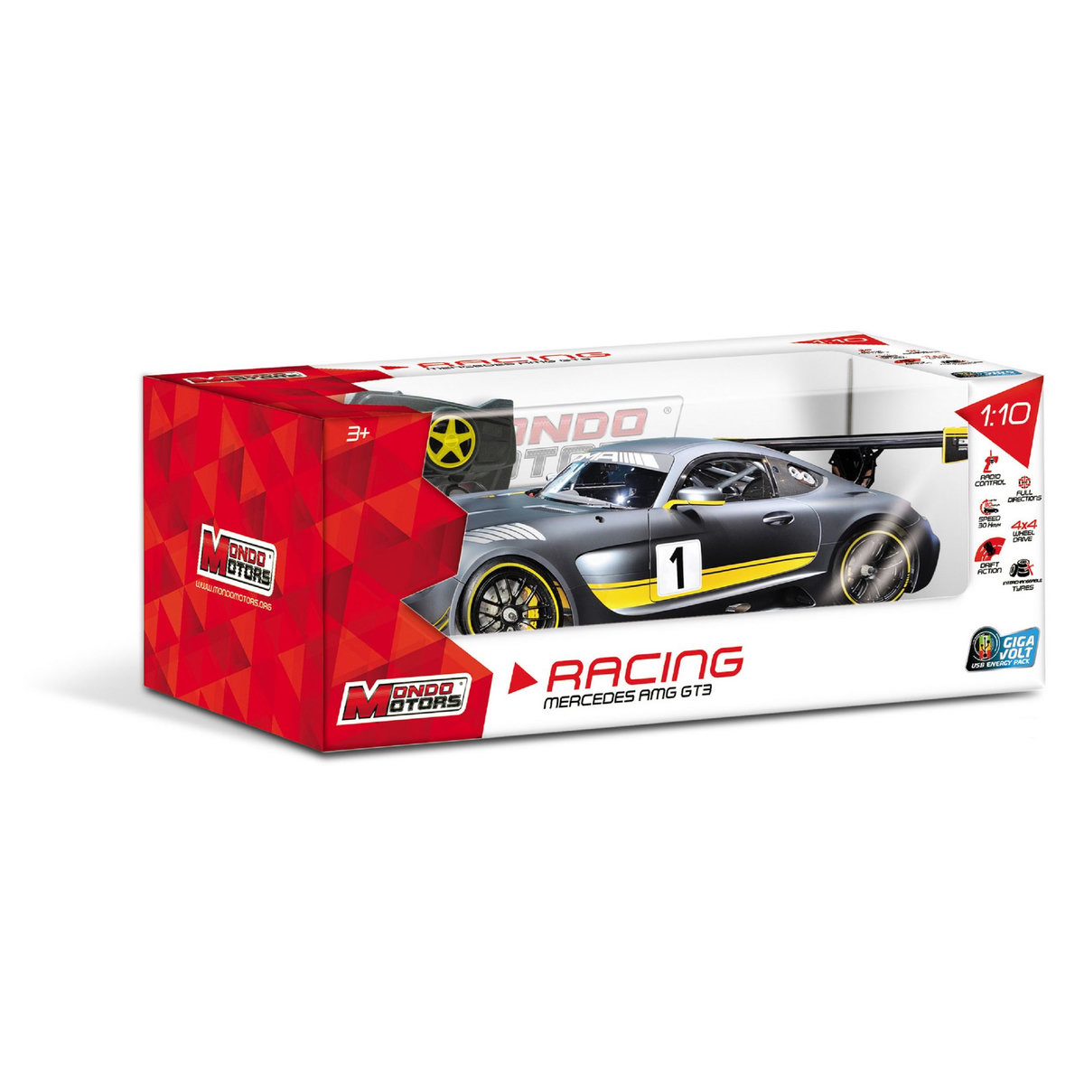 MONDO Mercedes AMG GT3 radiocommandée 1/10 ième