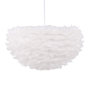 Voir la diapositive 1 : Paris Prix Lampe Suspension en plume  Nicola  60cm Blanc