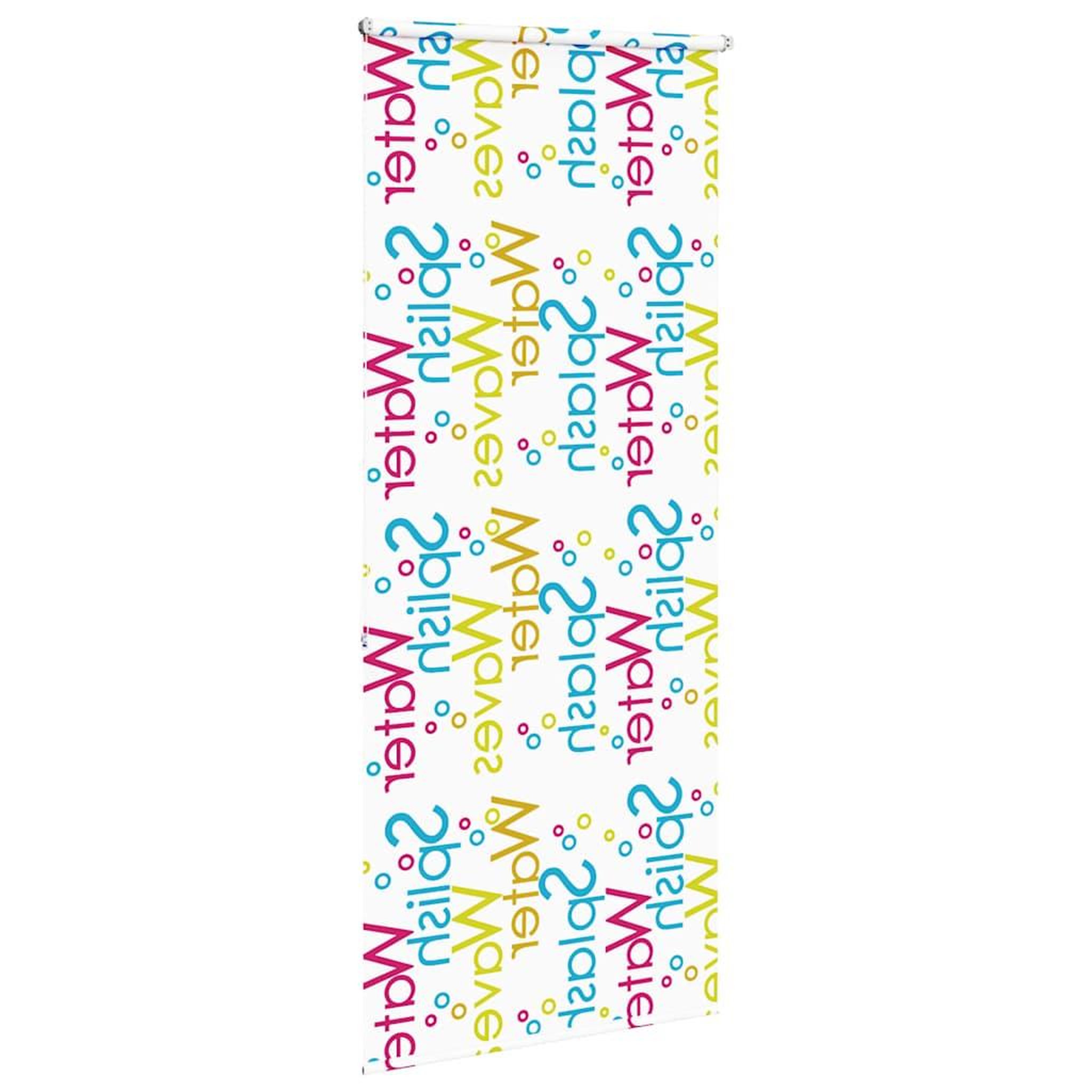 Voir la diapositive 4 : VIDAXL Store enrouleur de douche 110x240 cm largeur du tissu 106 cm
