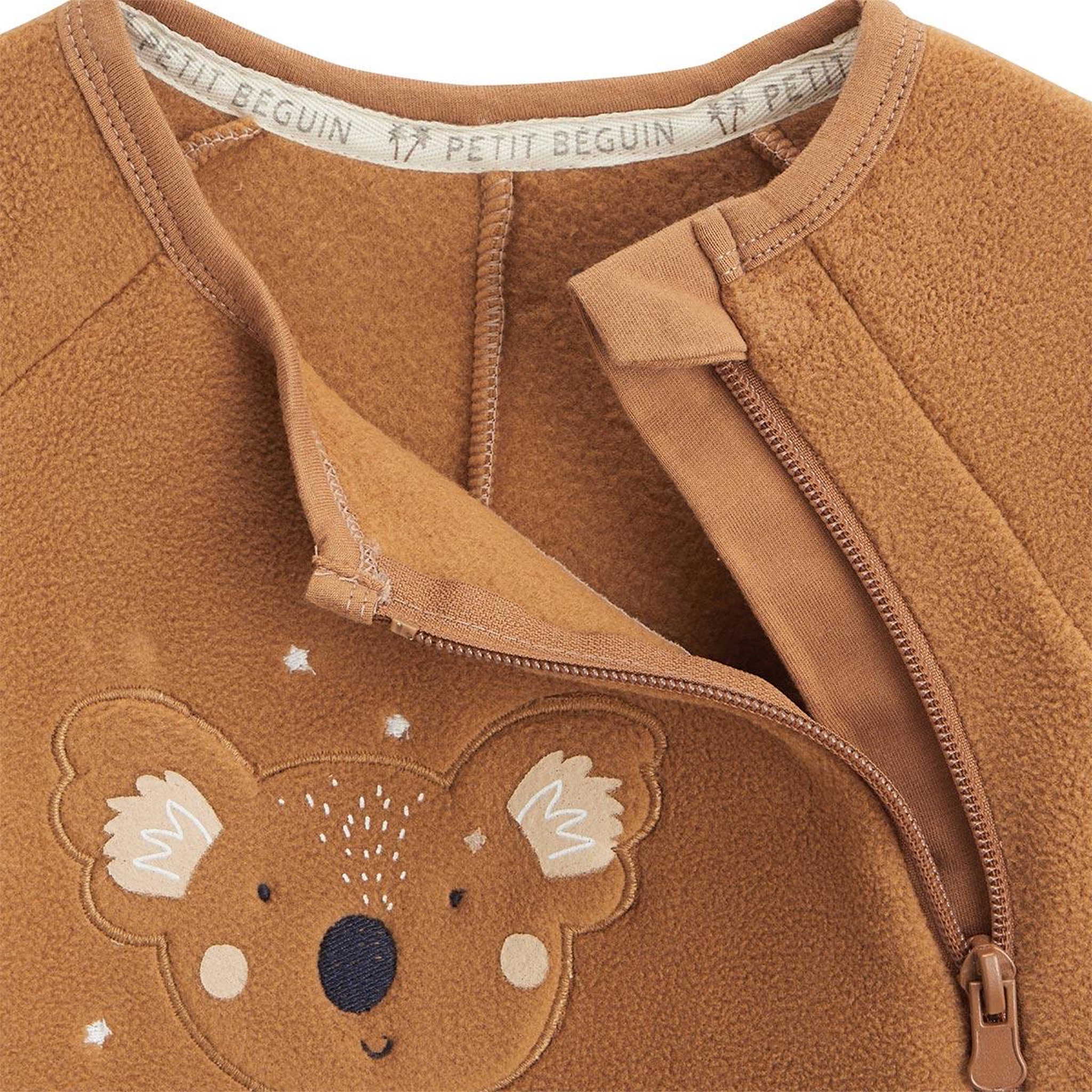 Voir la diapositive 3 : PETIT BEGUIN Surpyjama bébé en polaire constellation