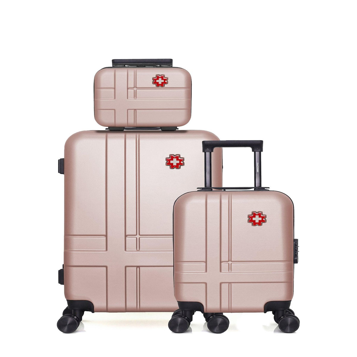 SWISS KOPPER SWISS KOPPER  -  Lot de 3  -  Valise weekend , valise cabine XXS et vanity USTER