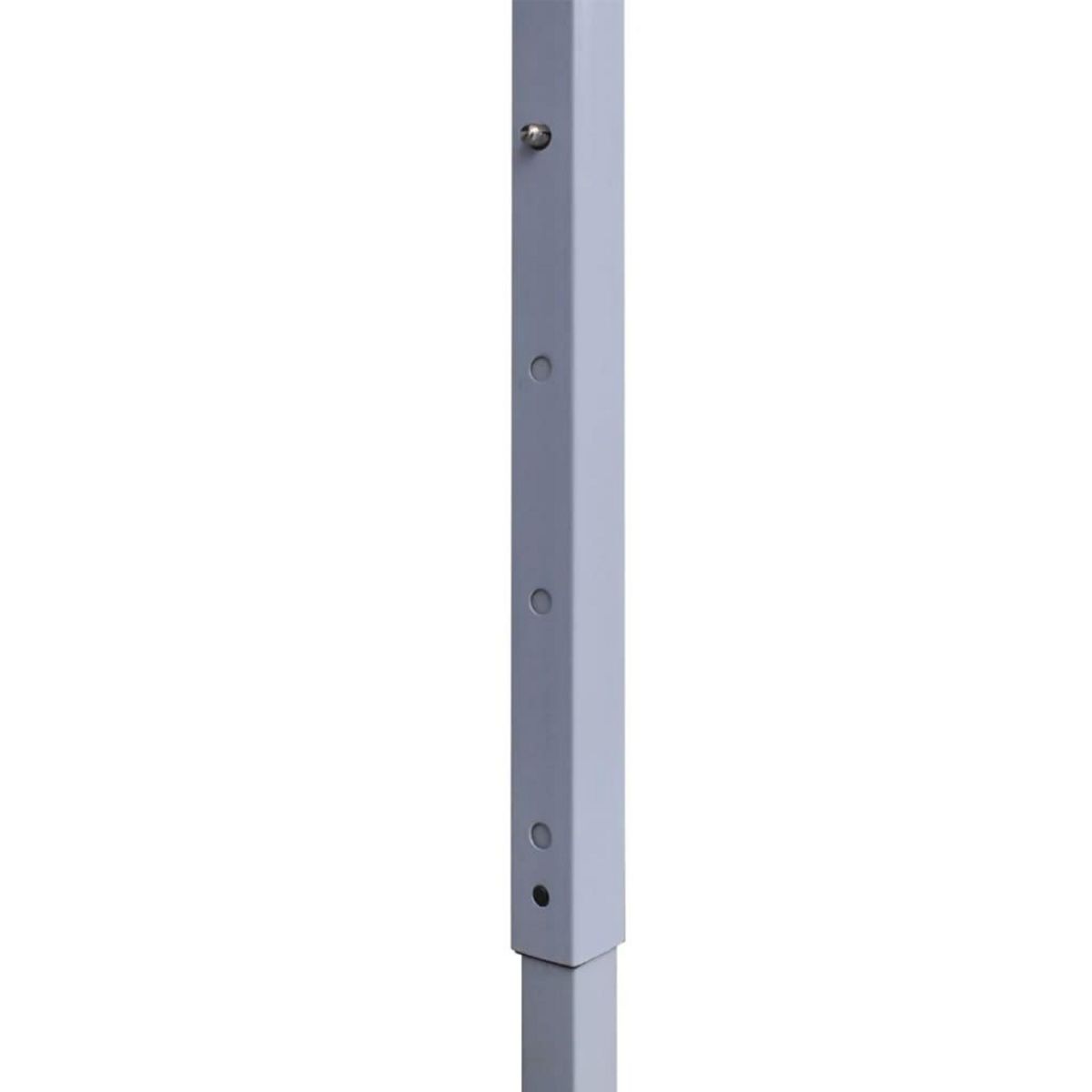 VIDAXL Tente de reception pliable avec 2 parois 2x2 m Acier Blanc