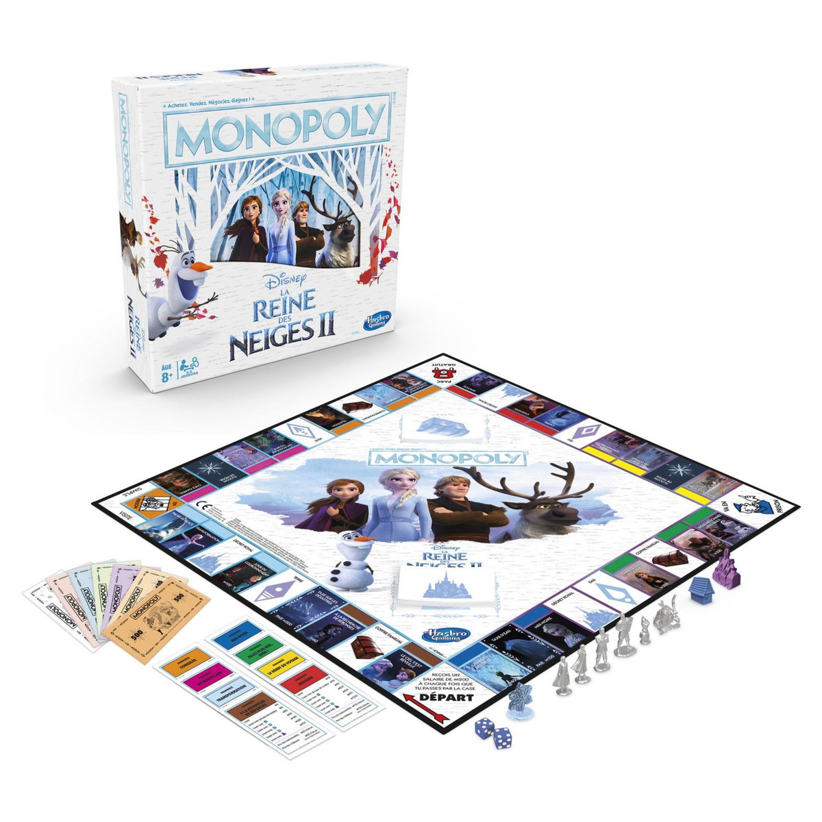 HASBRO Jeu Monopoly La Reine des Neiges 2
