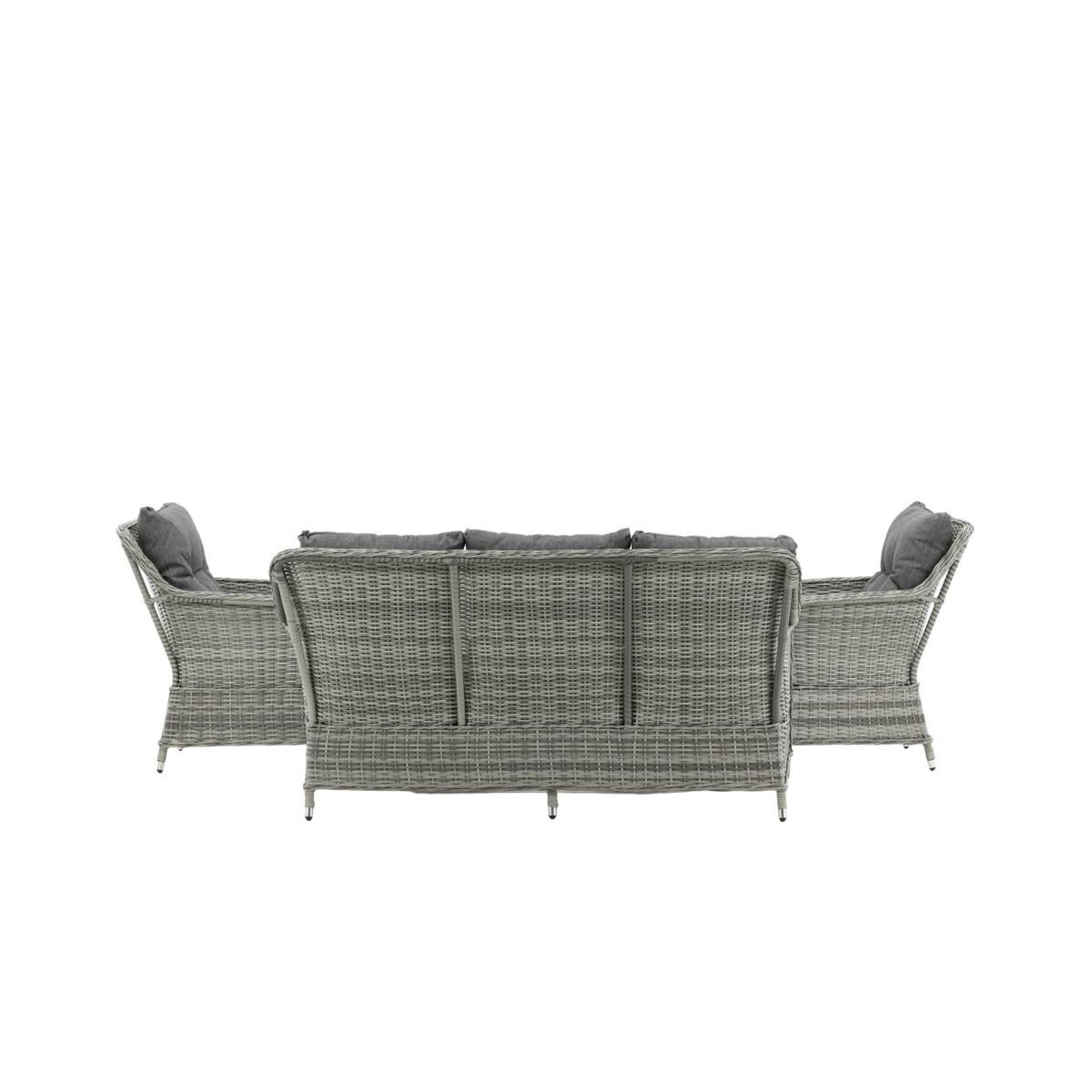 Voir la diapositive 5 : Paris Prix Salon de jardin  vikelund  176cm gris