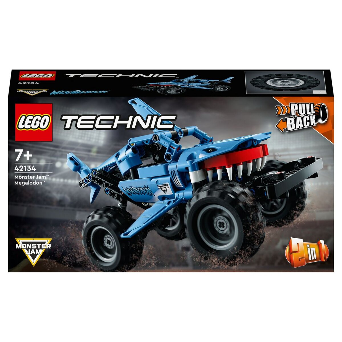 LEGO Technic 42134 Monster Jam Megalodon Voiture Jouet pour Enfants dès 7 Ans