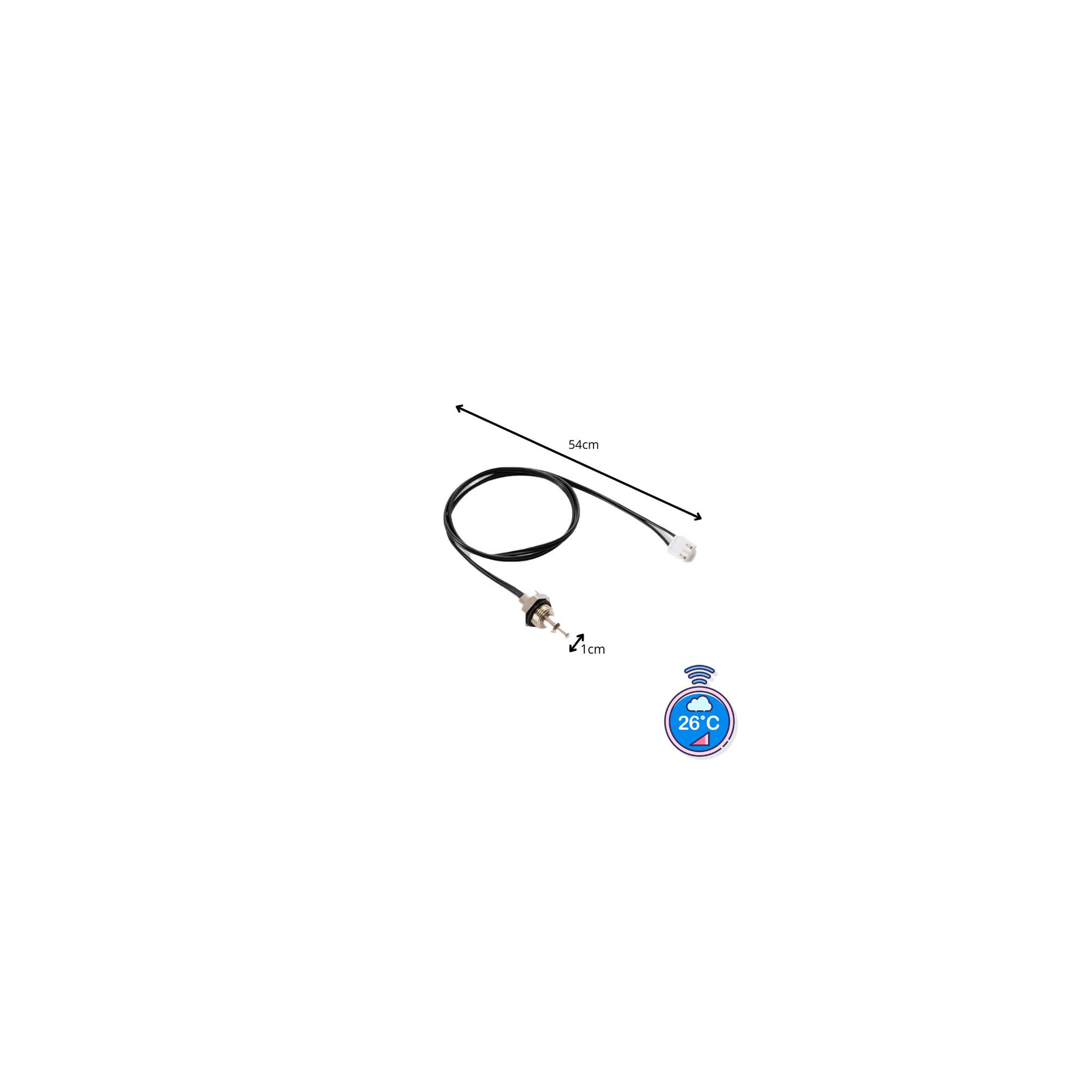 Voir la diapositive 2 : Ospazia Sonde de température pour spa gonflable - Ospazia - Compatible autres marques