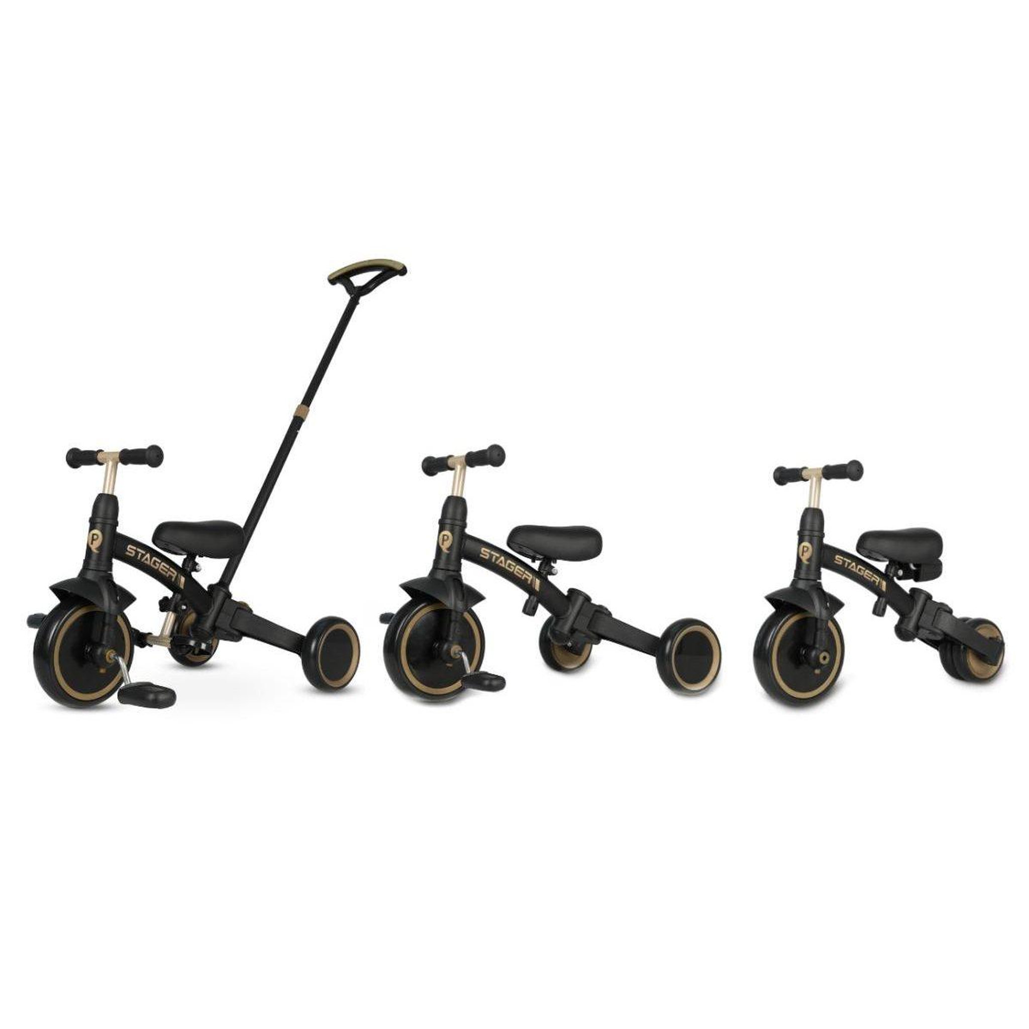 Voir la diapositive 2 : QPLAY Tricycle  stager 3-en-1 platinium