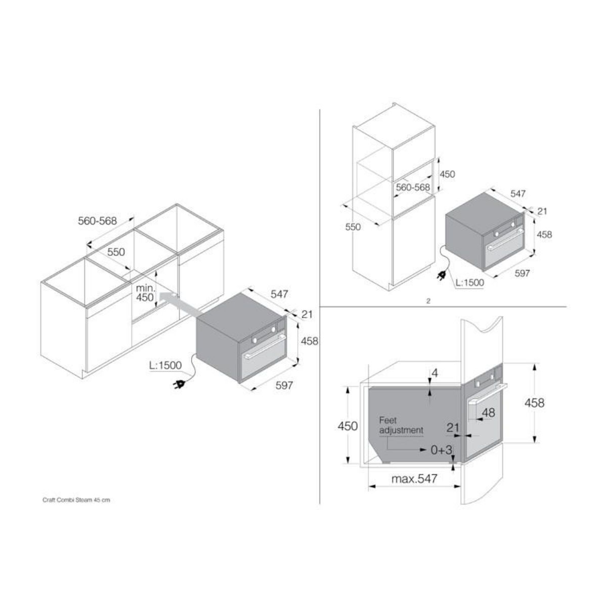 ASKO Convection Naturelle ASKO 59,5cm, 4821513