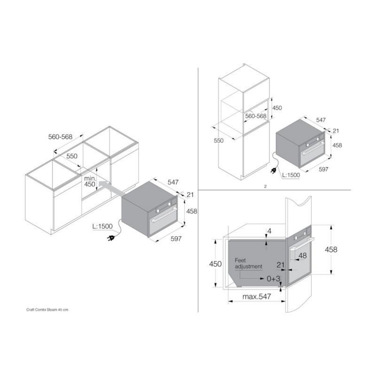 ASKO Convection Naturelle ASKO 59,5cm, 4821513