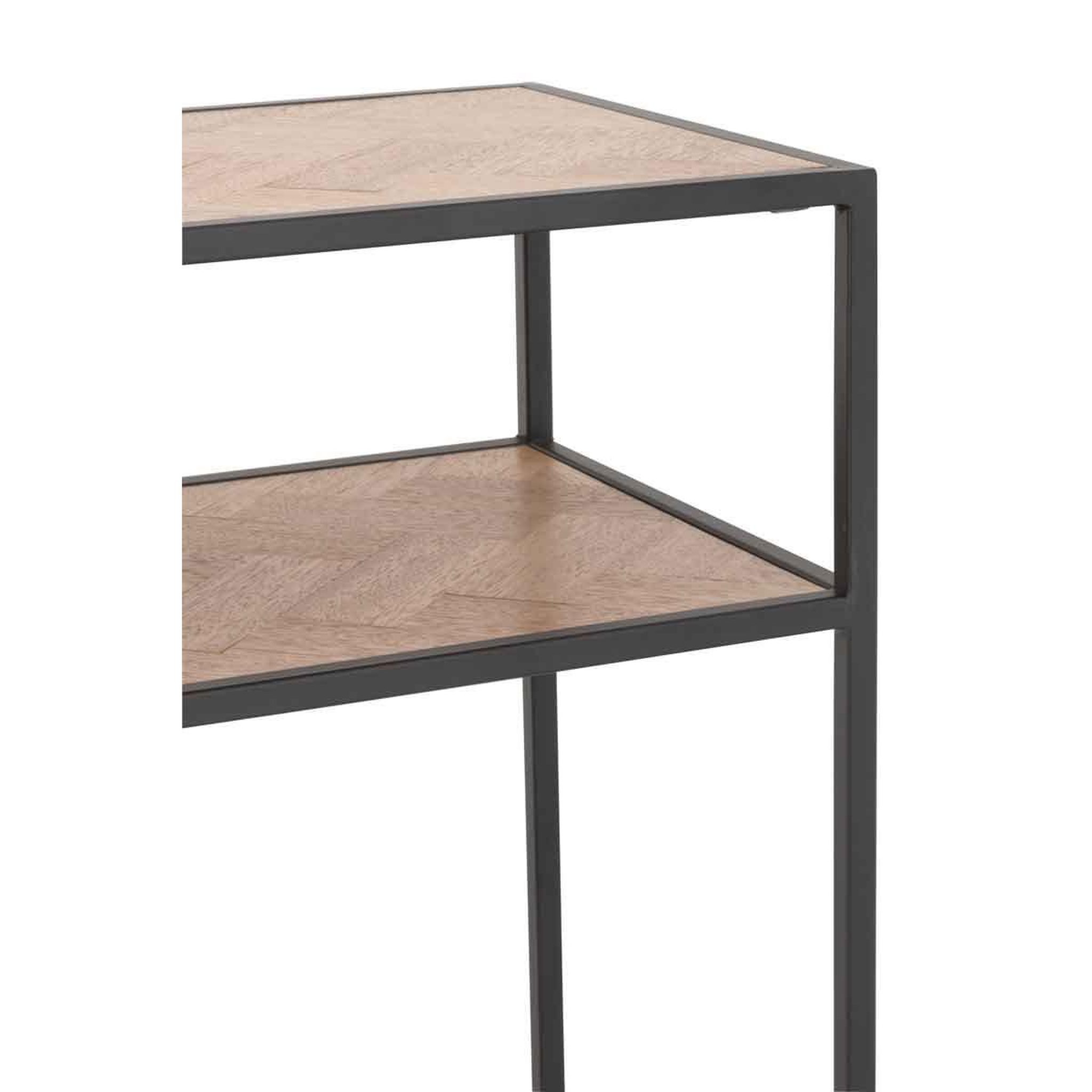 Voir la diapositive 6 : J-LINE Console design  miraza  100cm naturel & noir