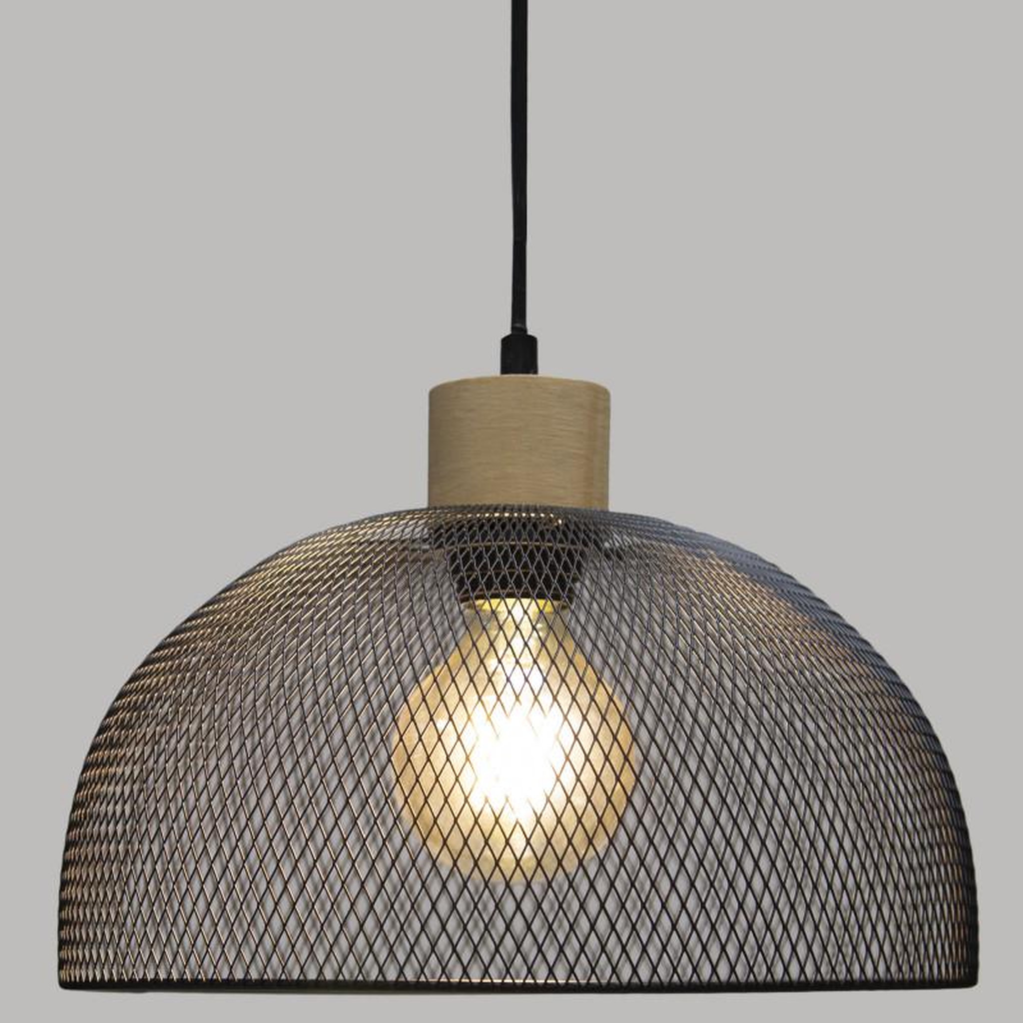 Voir la diapositive 2 : ATMOSPHERA Suspension  sam  noir métal diamètre 30 cm d'atmosphera -  -