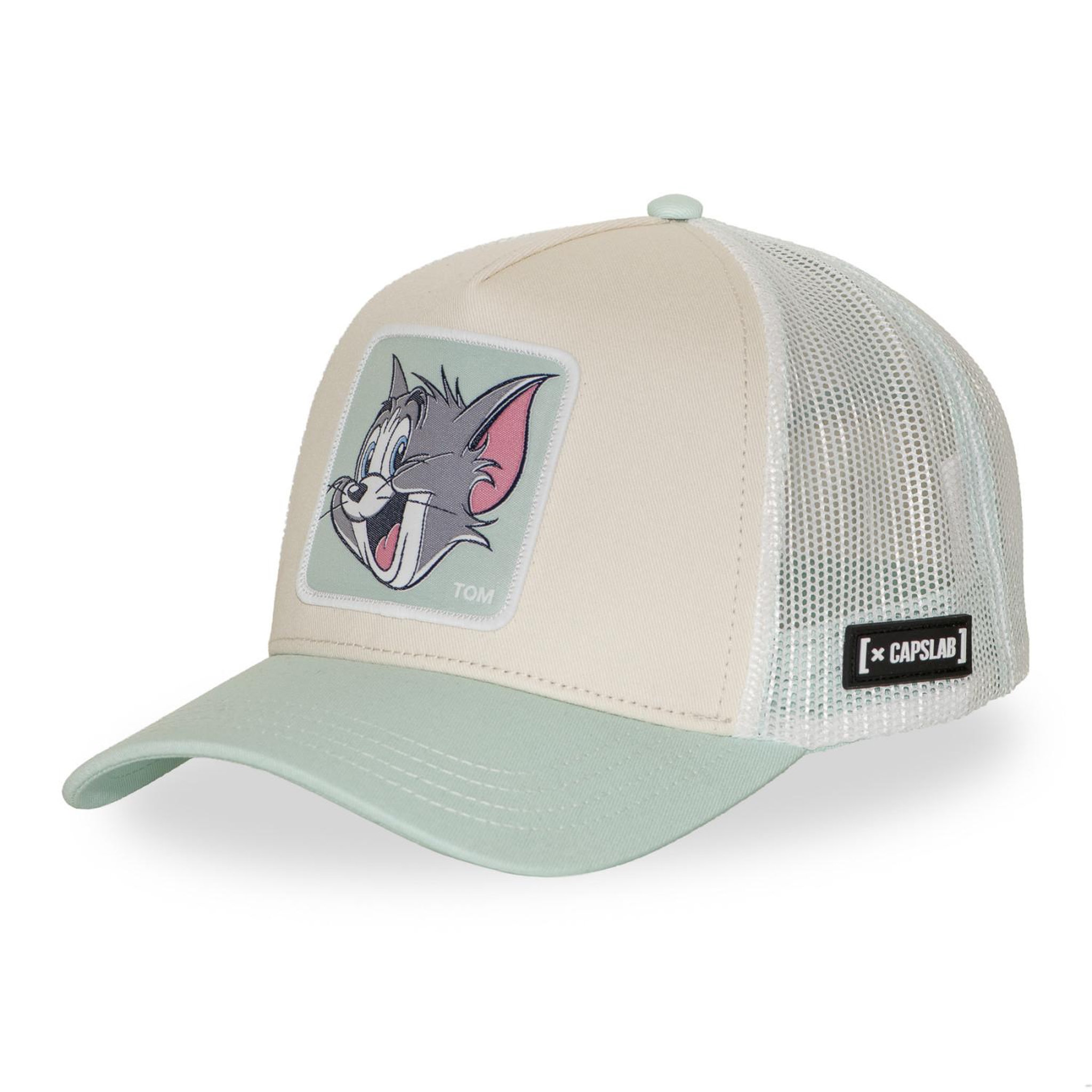 Voir la diapositive 1 : CAPSLAB Casquette trucker avec filet tom and jerry tom