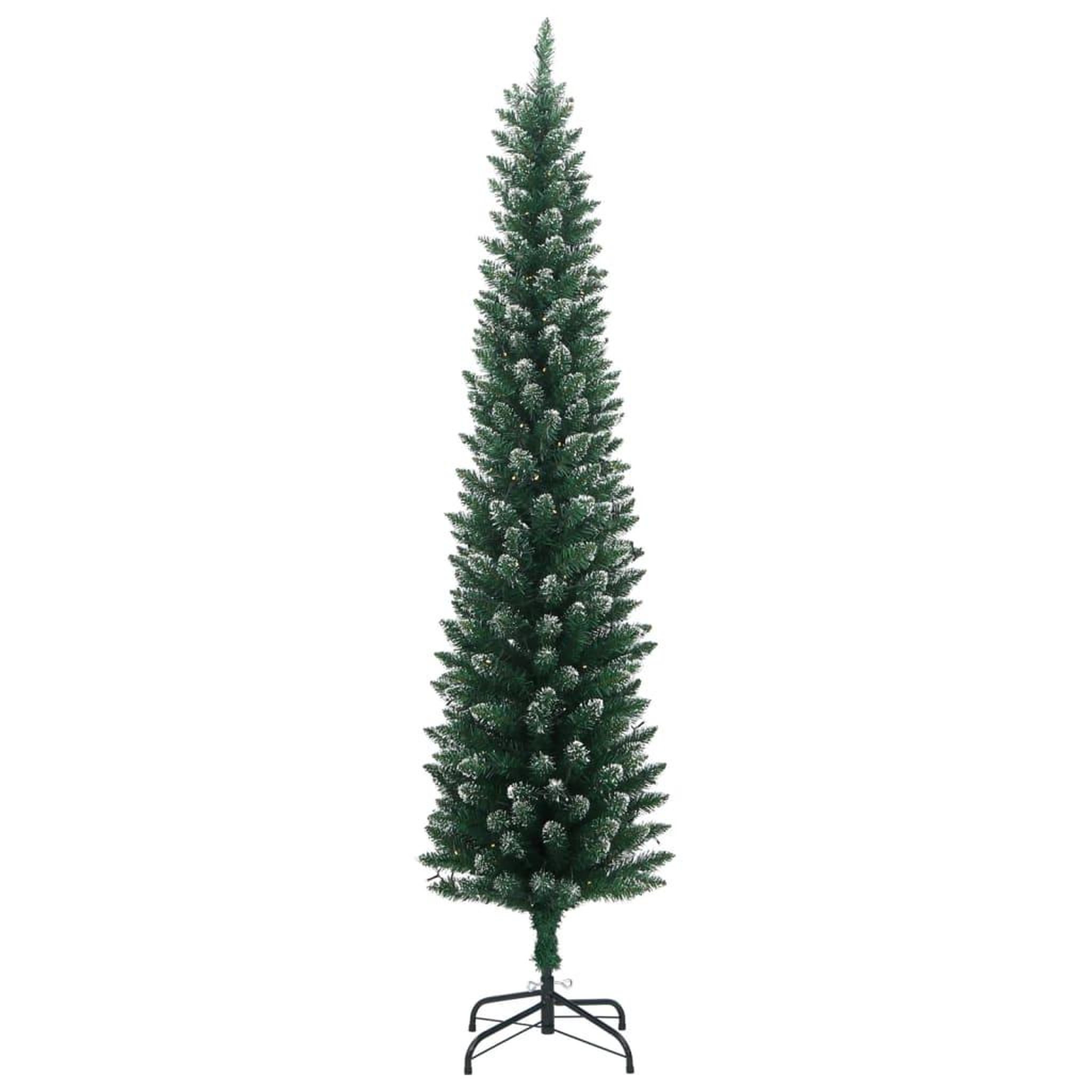 Voir la diapositive 3 : VIDAXL Sapin de Noël artificiel mince 300 LED 240 cm