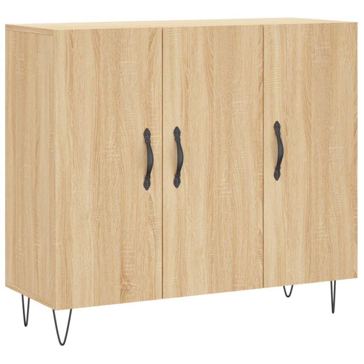 VIDAXL Buffet chene sonoma 90x34x80 cm bois d'ingenierie