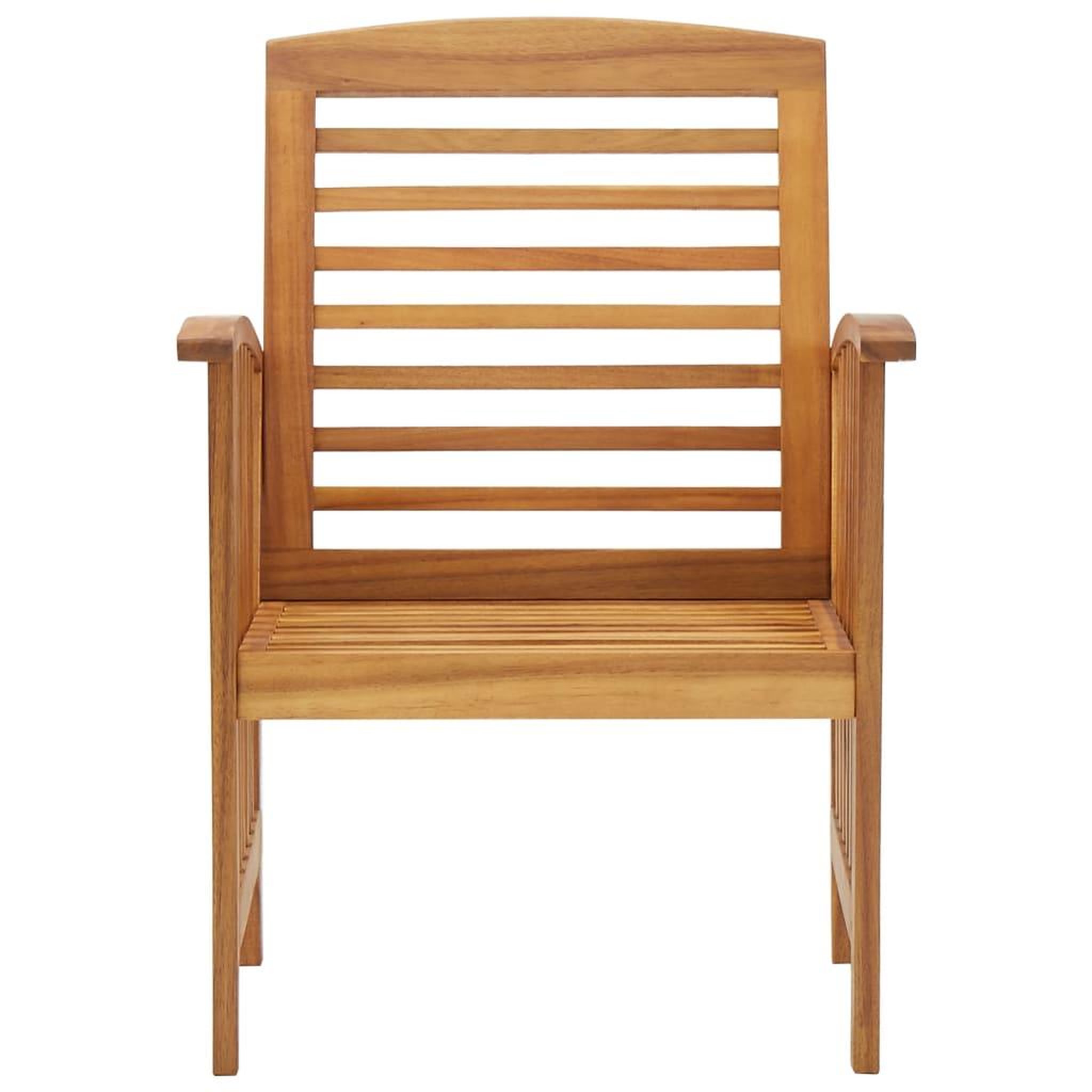 Voir la diapositive 3 : VIDAXL Chaises de jardin lot de 2 Bois d'acacia massif